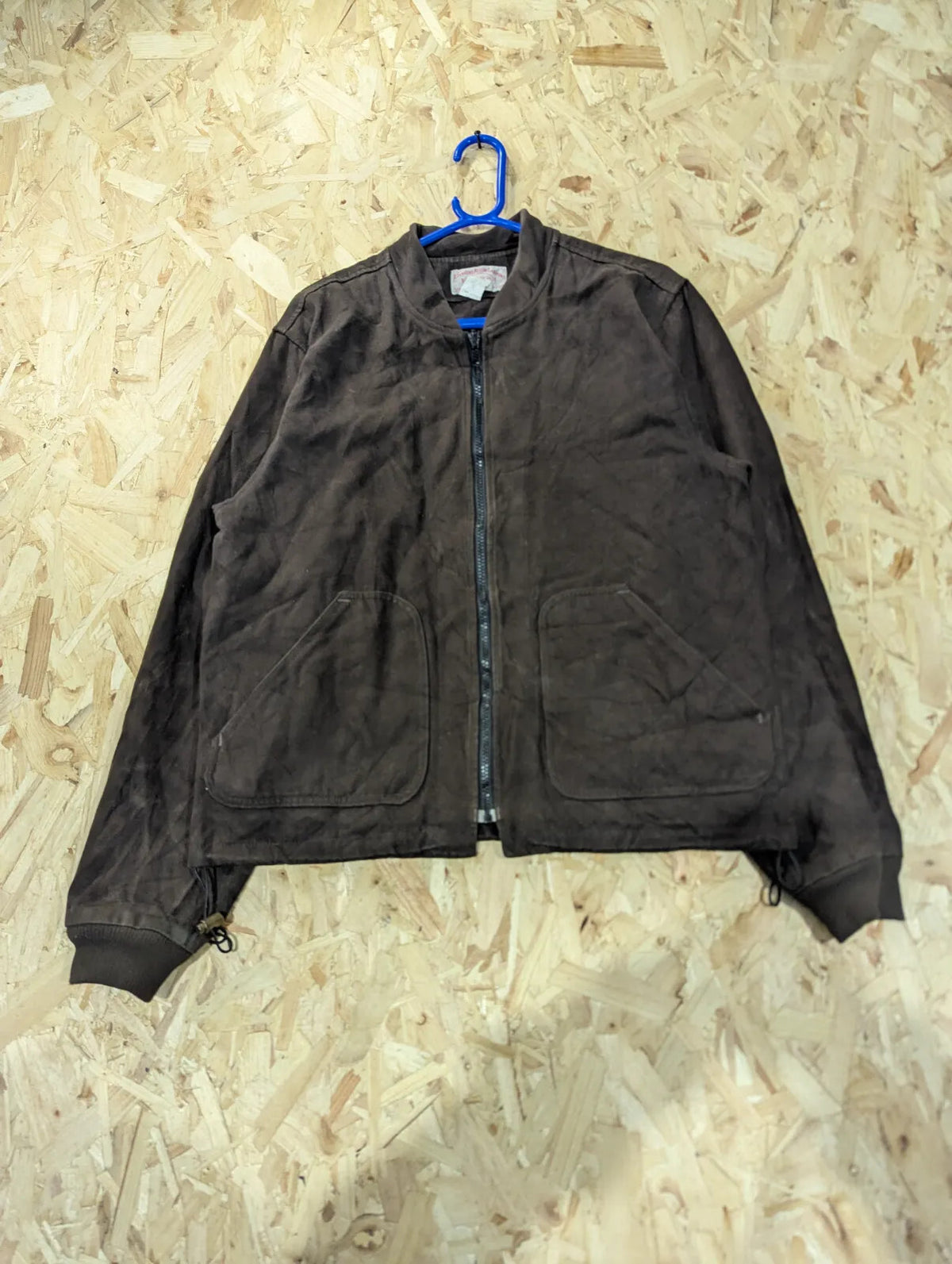 Filson Moleskin Jacket Mens Medium Brown Cotton Workwear Utility USA 152 Liner