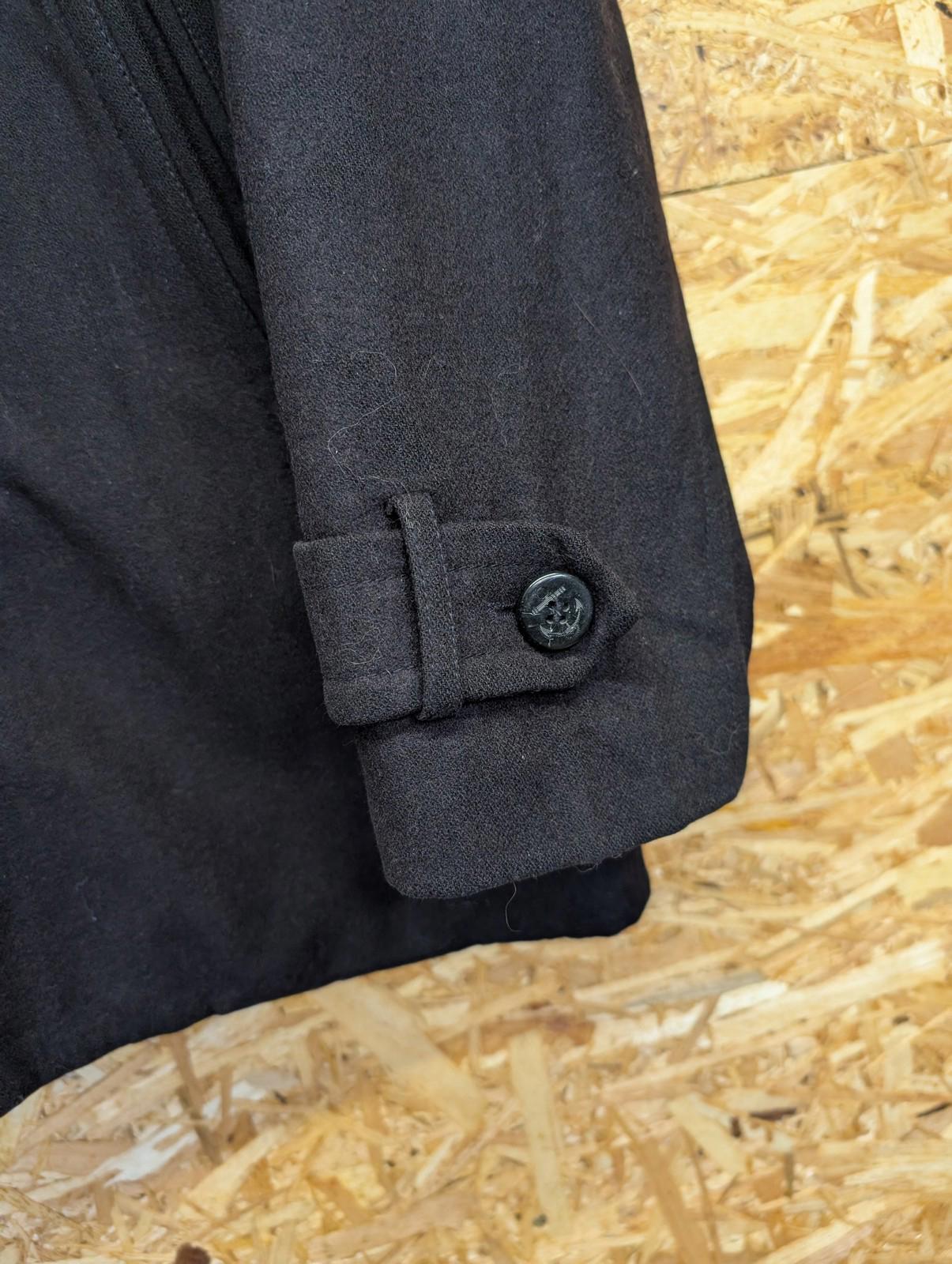 Gant Pea Coat Small Men Wool Blend Vintage Navy Blue Warm Lined Classic USA