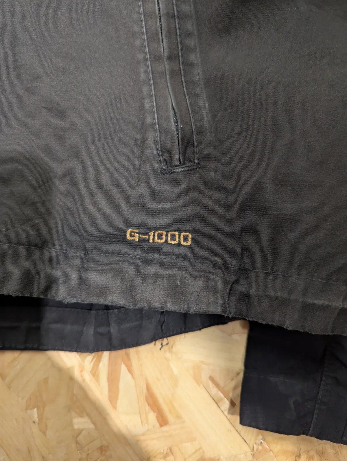 Fjallraven Sten Jacket Mens XXL Black G1000 Wax Canvas Hooded Pockets Parka