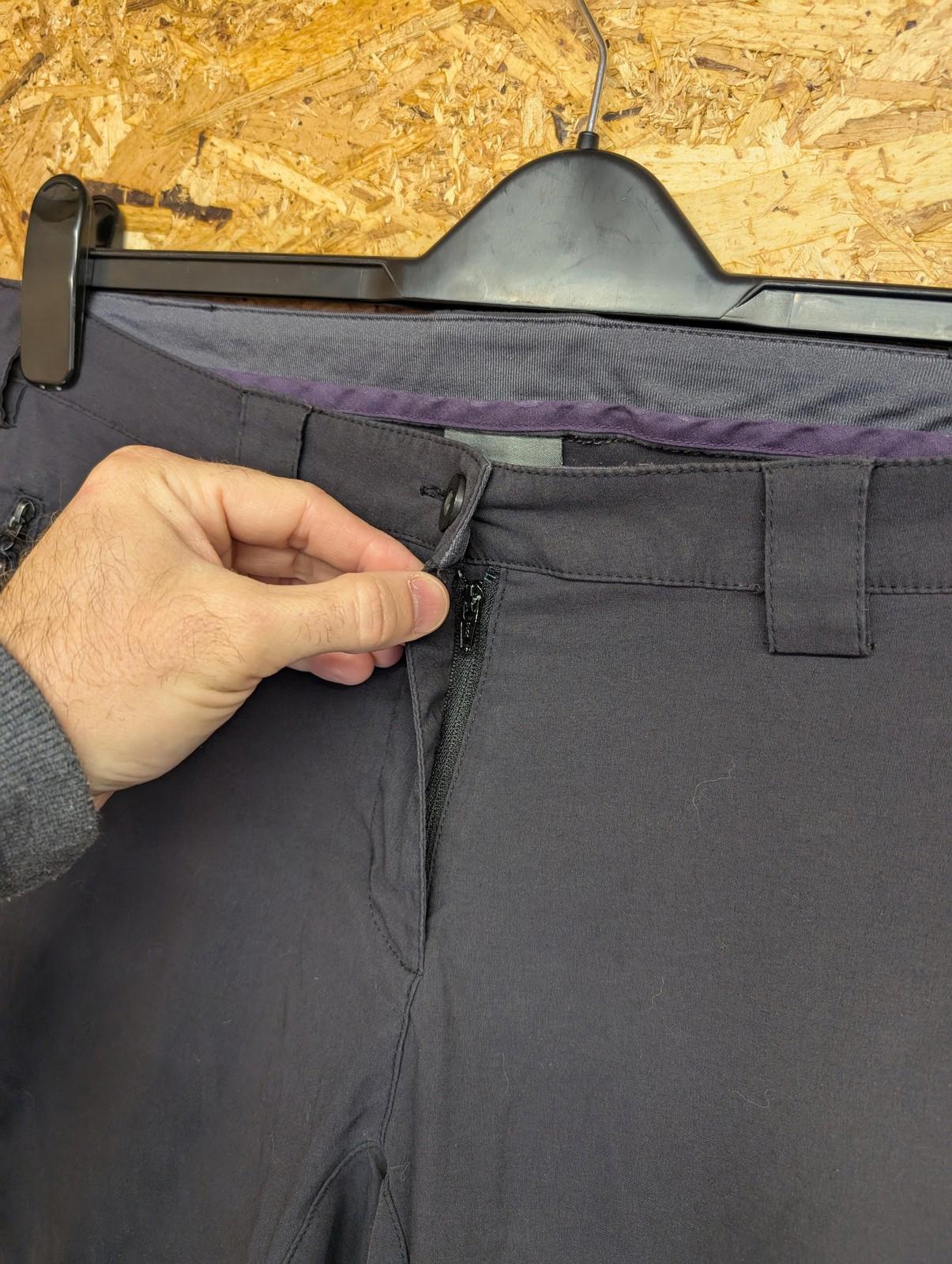 Montane Trousers UK 12 W32 Women Terra Stretch Hiking Black Zip Pockets