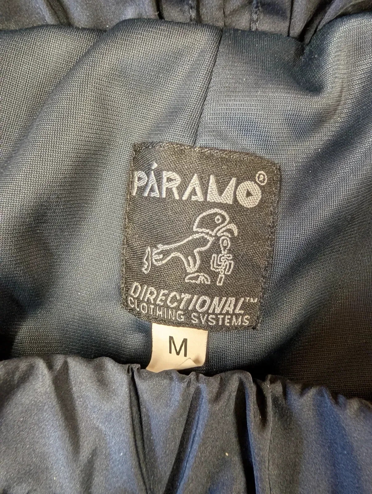 Paramo Analogy Waterproof Trousers Men Medium Navy Blue Nylon Outdoor Hiking Zip