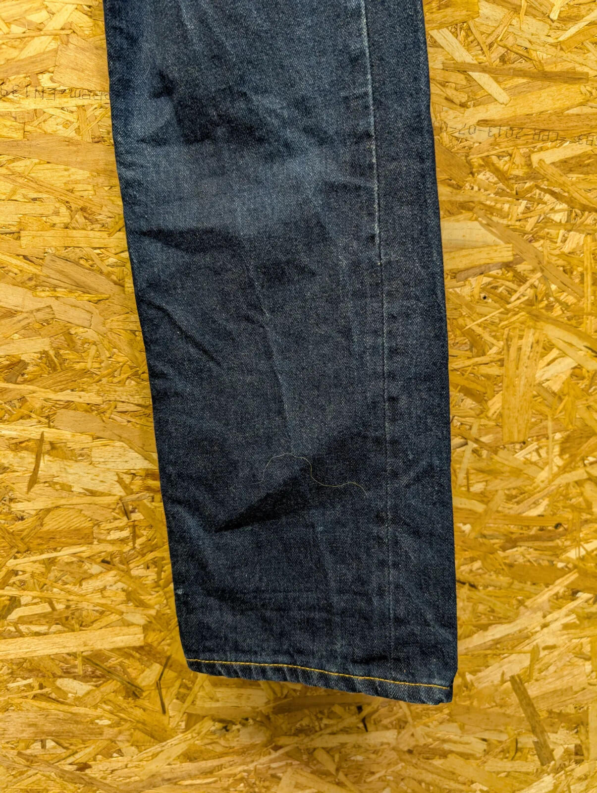 RRL Selvedge Jeans Mens W32 L32 Navy Blue Wash Denim Button Fly Straight Leg