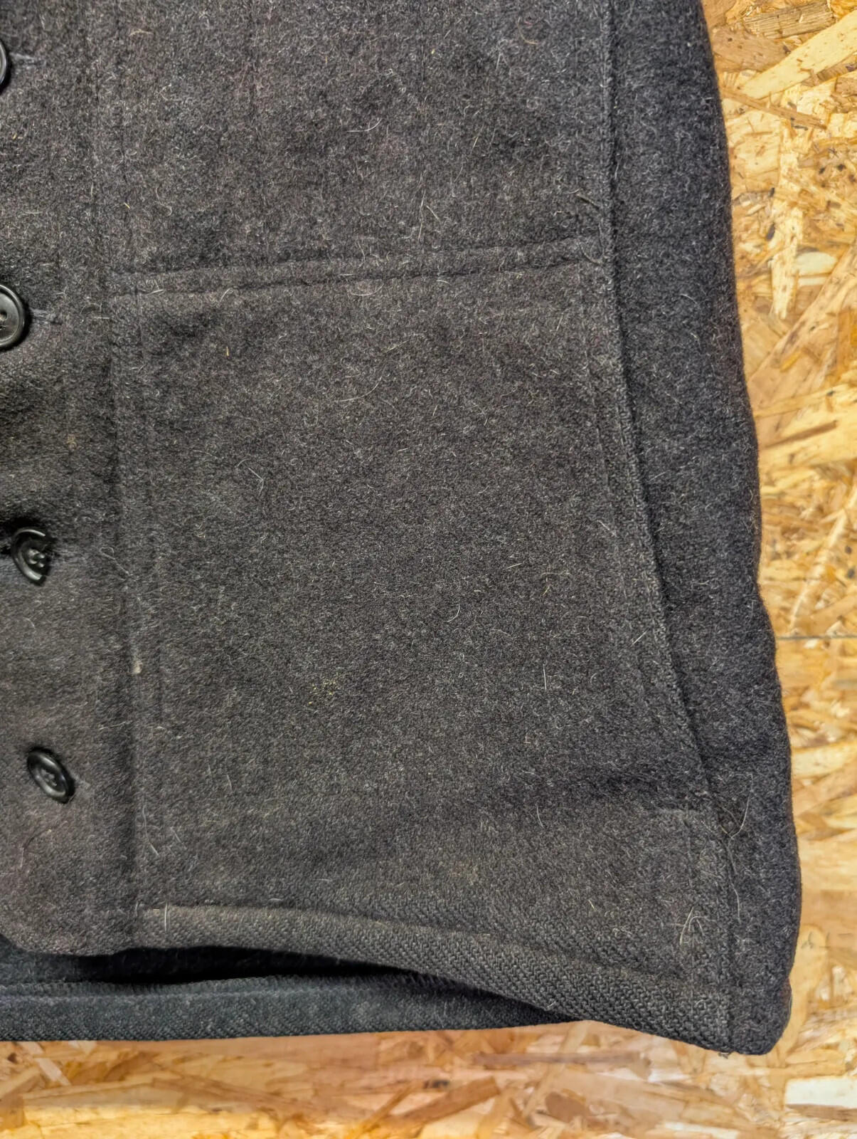 Filson Mackinaw Wool Vest Men Medium 40 Grey Black Gilet USA Pocket Body Warmer