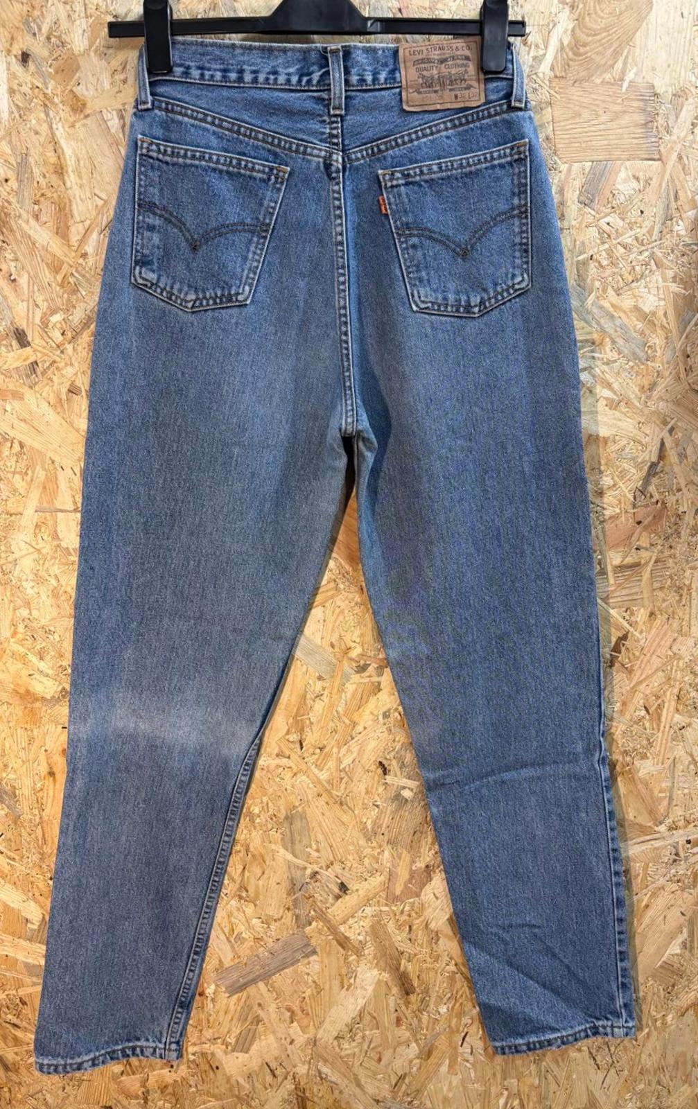 Levis 891 Jeans W32 L32 UK Made Orange Tab Vintage 90s Blue Denim Zip Fly