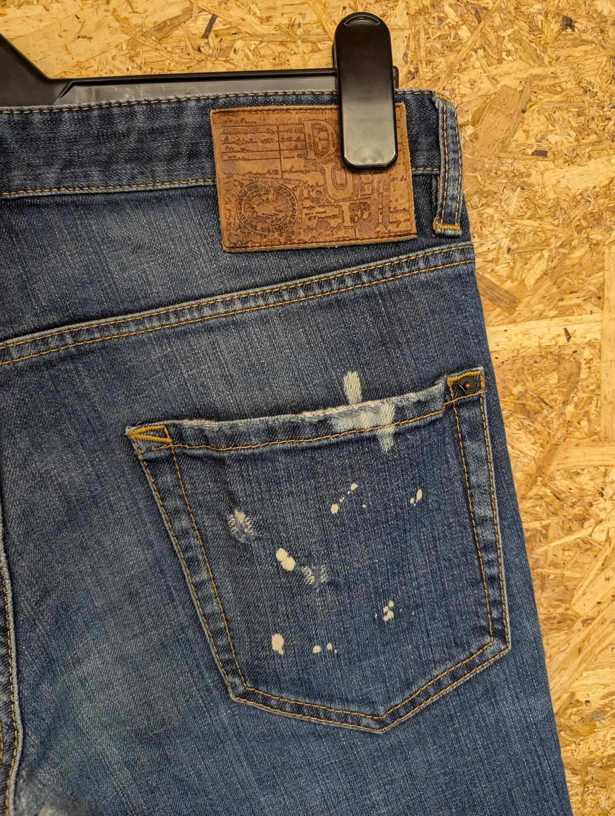 DSquared2 Jeans Size W32 L32 Men Distressed Navy Blue Denim Italy Slim Skinny