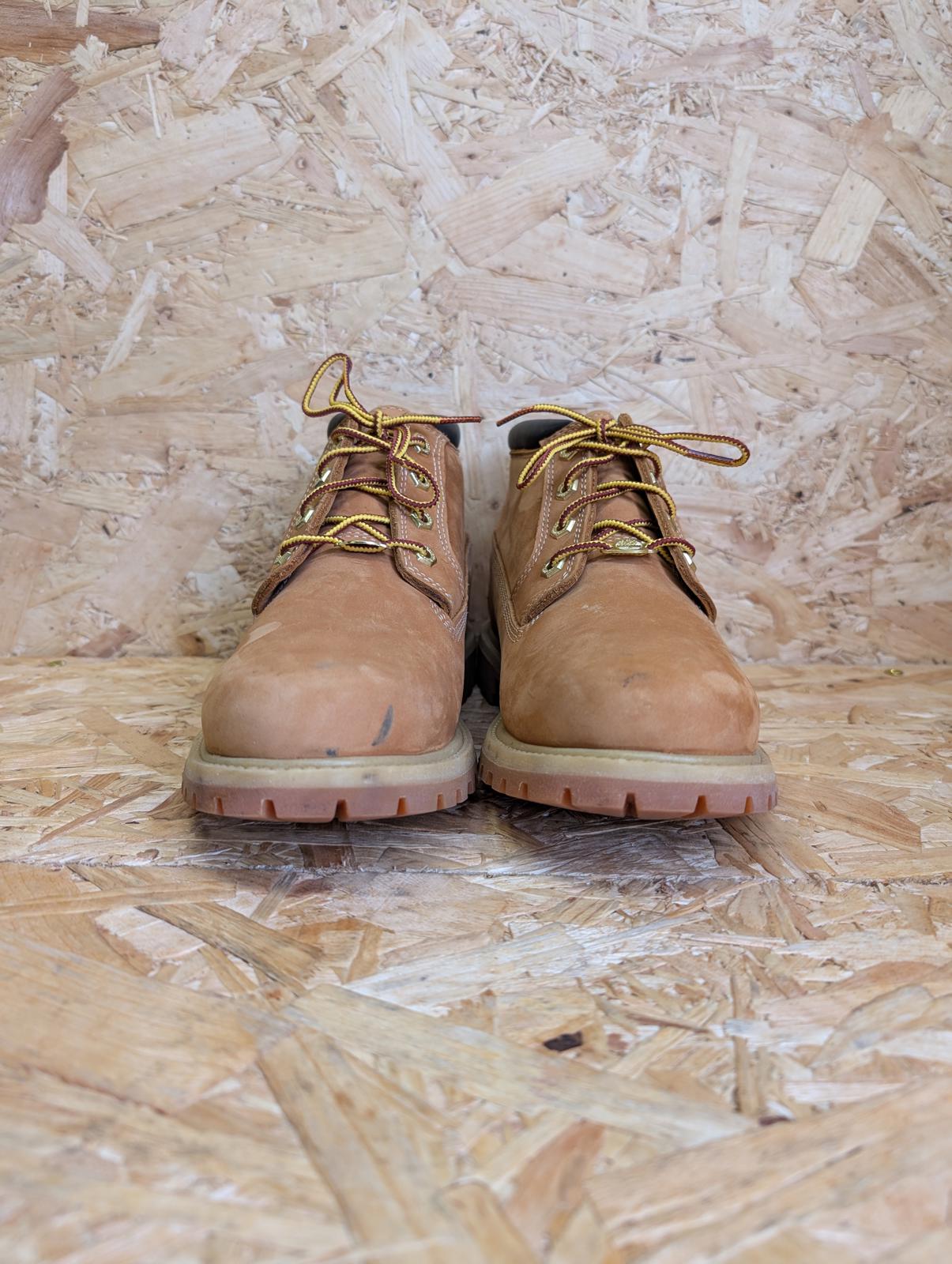 Timberland Boots Size UK 6.5 EU 40 Nellie Chukka Double Natural Tan Leather