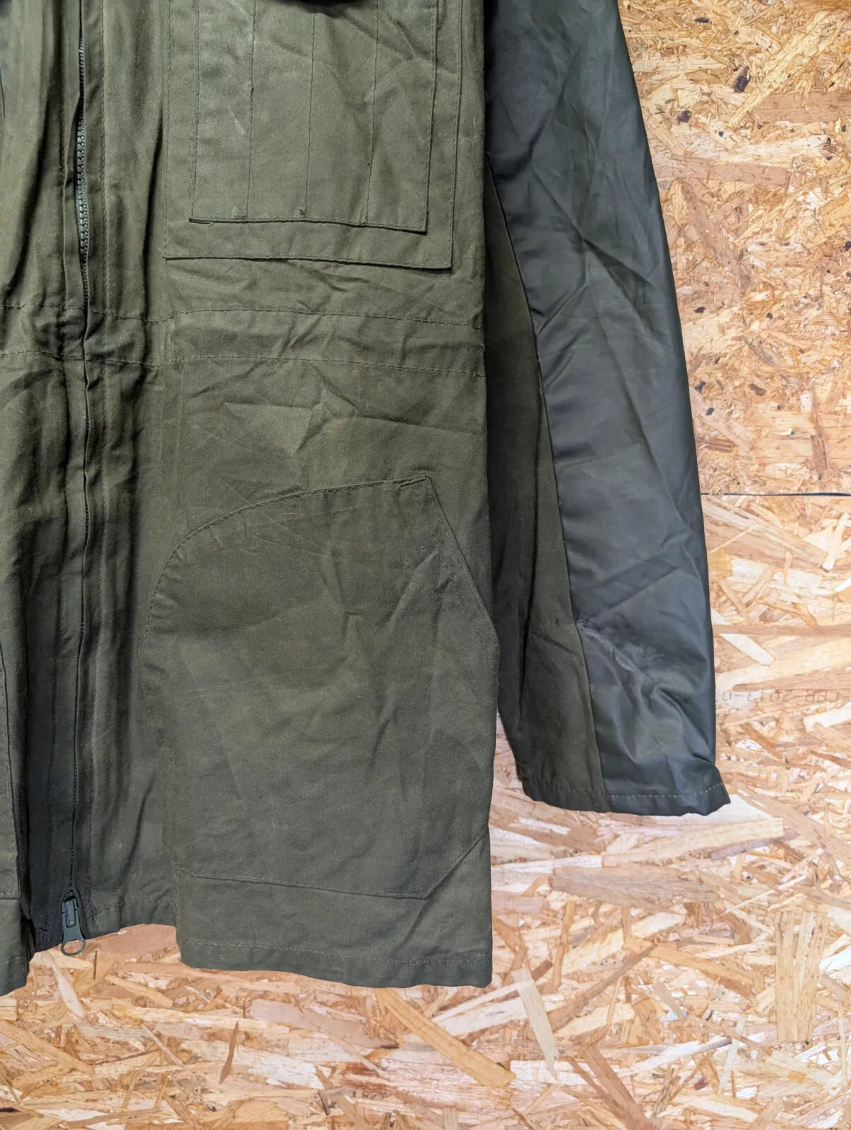 Filson Soy Wax Hooded Cruiser Jacket Mens Medium Green Khaki Green Waterproof
