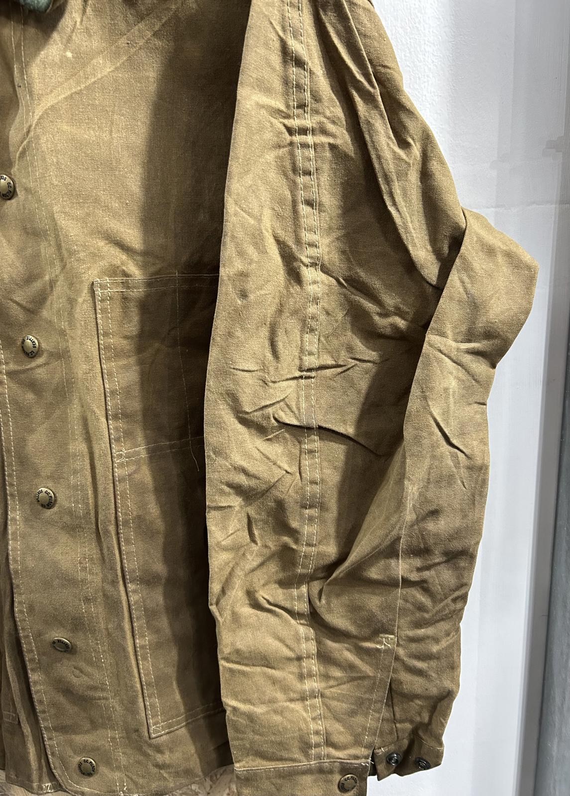 Filson Tin Cloth Jacket Large Style 620 Tin Cloth Coat Made In USA
