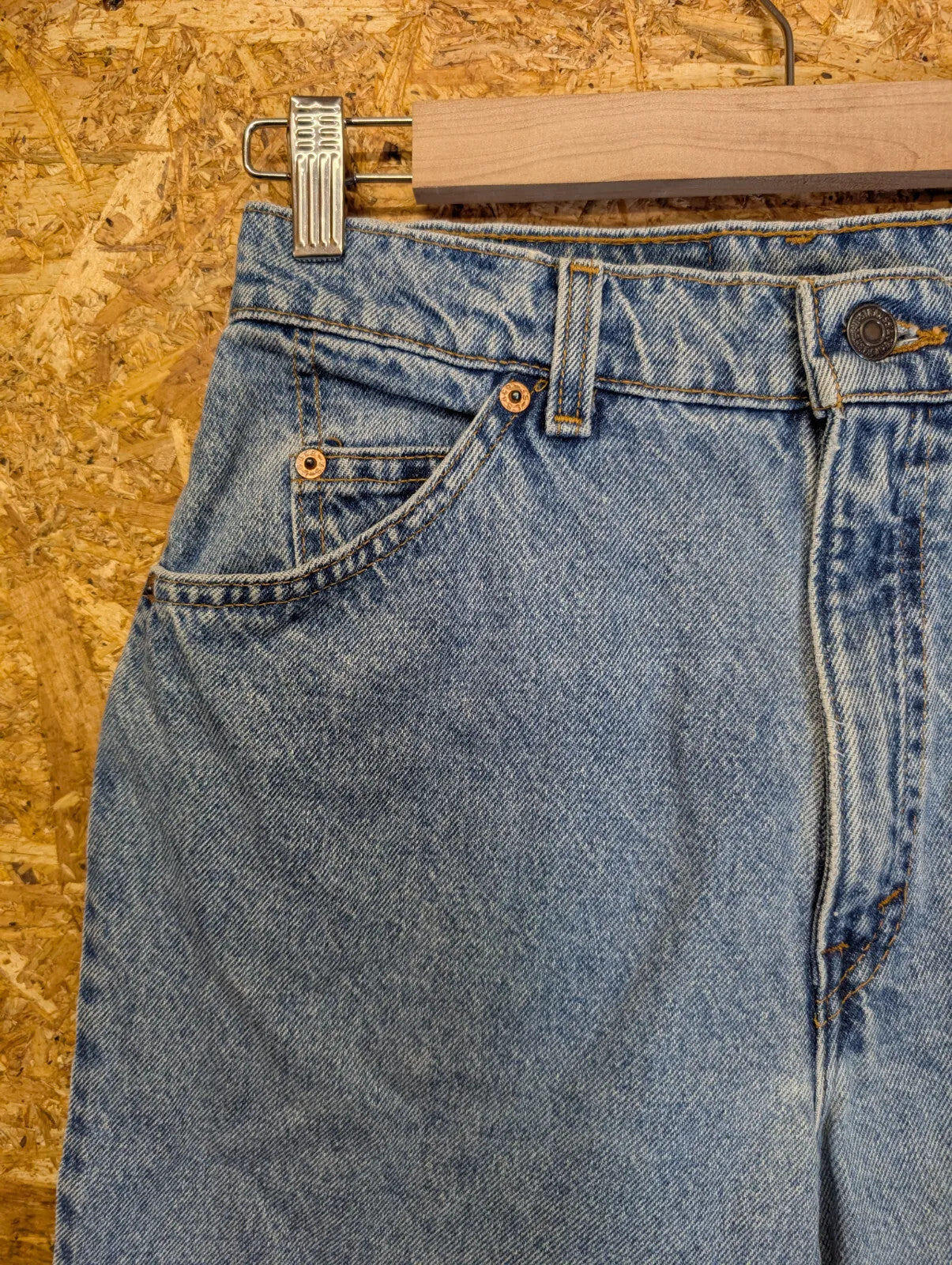 Levis 15951 Relaxed Fit Tapered Jeans W28 L25 Women High Waist Orange Tab 90s