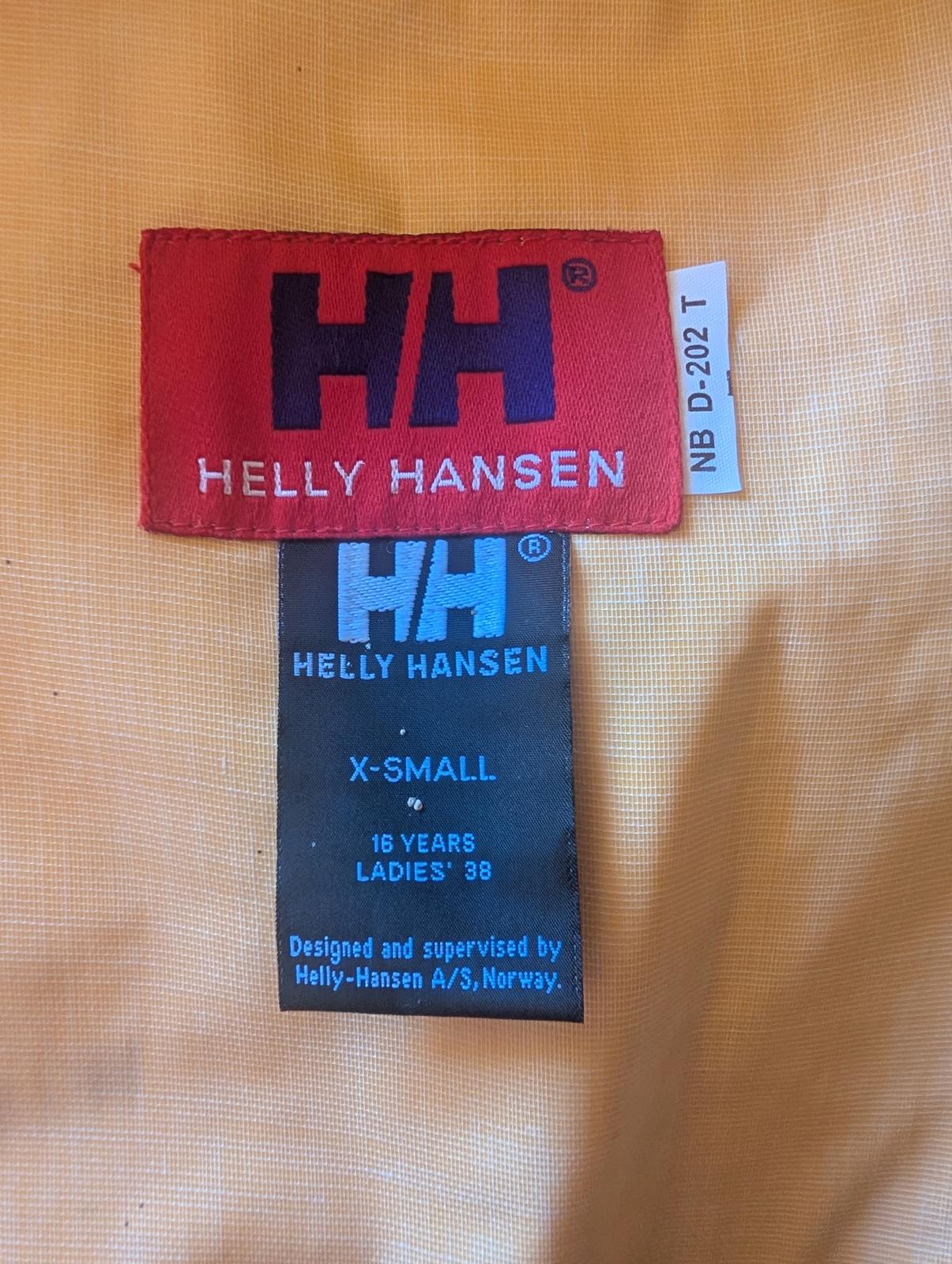 Helly Hansen Jacket Small XS Waterproof Oilskin Anorak Vintage 90s Pvc Raincoat