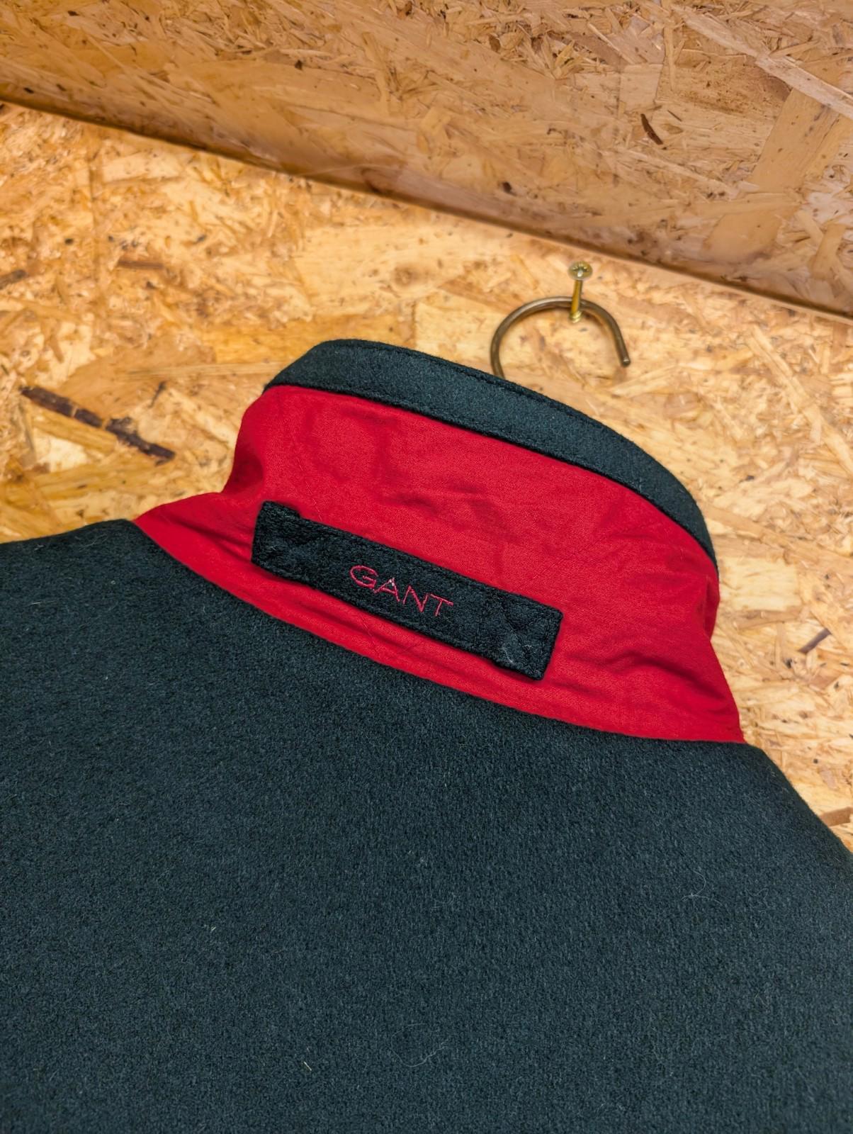 Gant Melton Mariner Bomber Jacket Large Men Americas Cup Vintage Wool Green