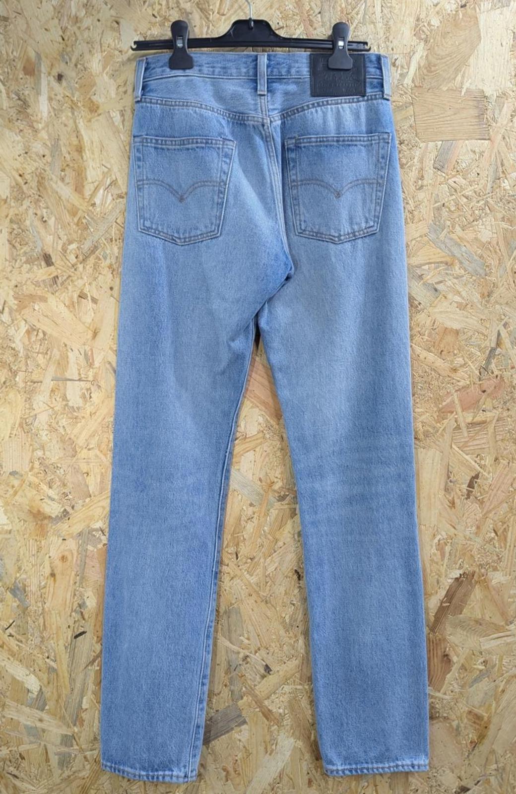Levis Made & Crafted 501 Jeans W27 L32 Selvedge Men Stonewashed Light Blue Denim