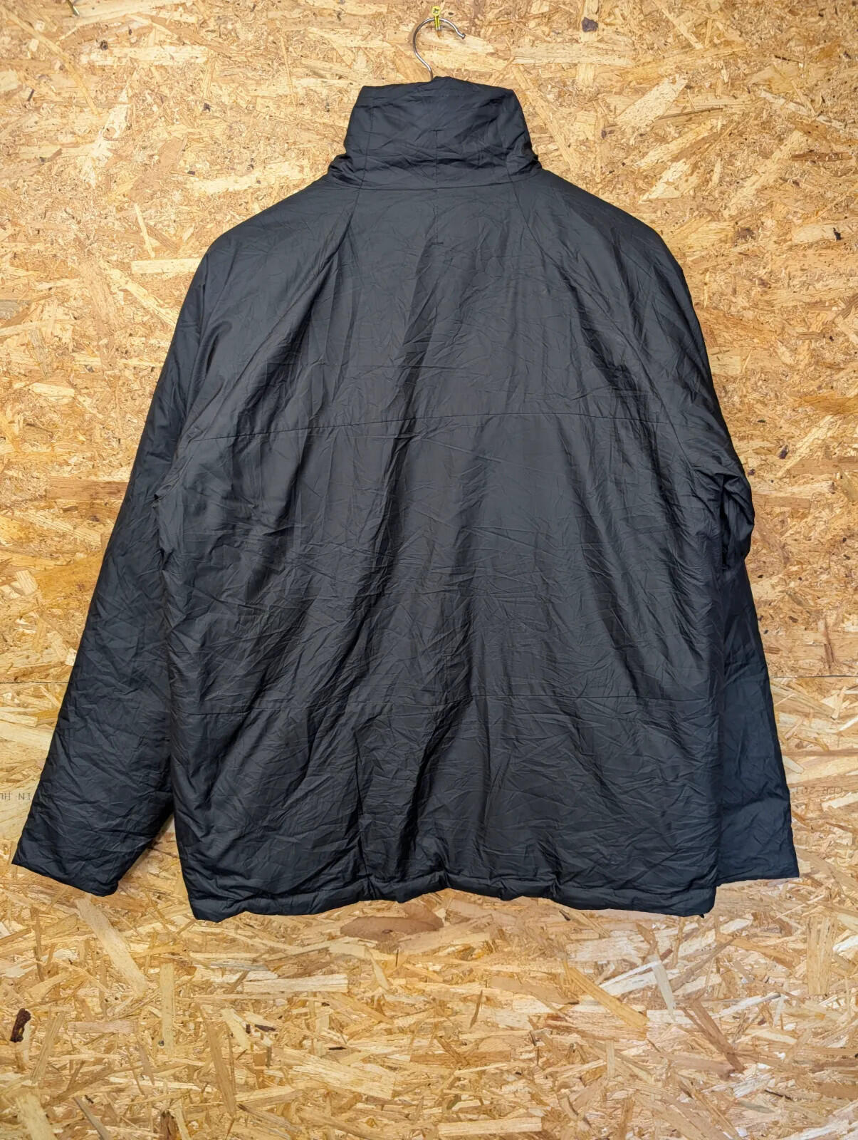 Patagonia Stealth Downer Jacket Mens Medium Black Insulated Puffer Goose Fill