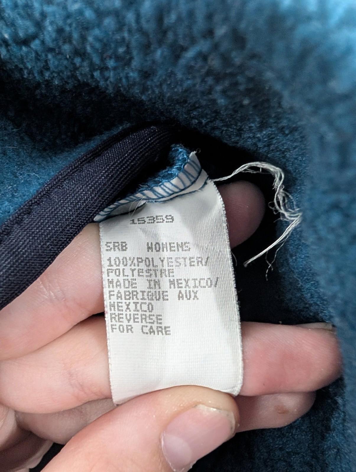 Woolrich Fleece Gilet XL Women Vest Teal Blue Front Zip Layer Bodywarmer Walking