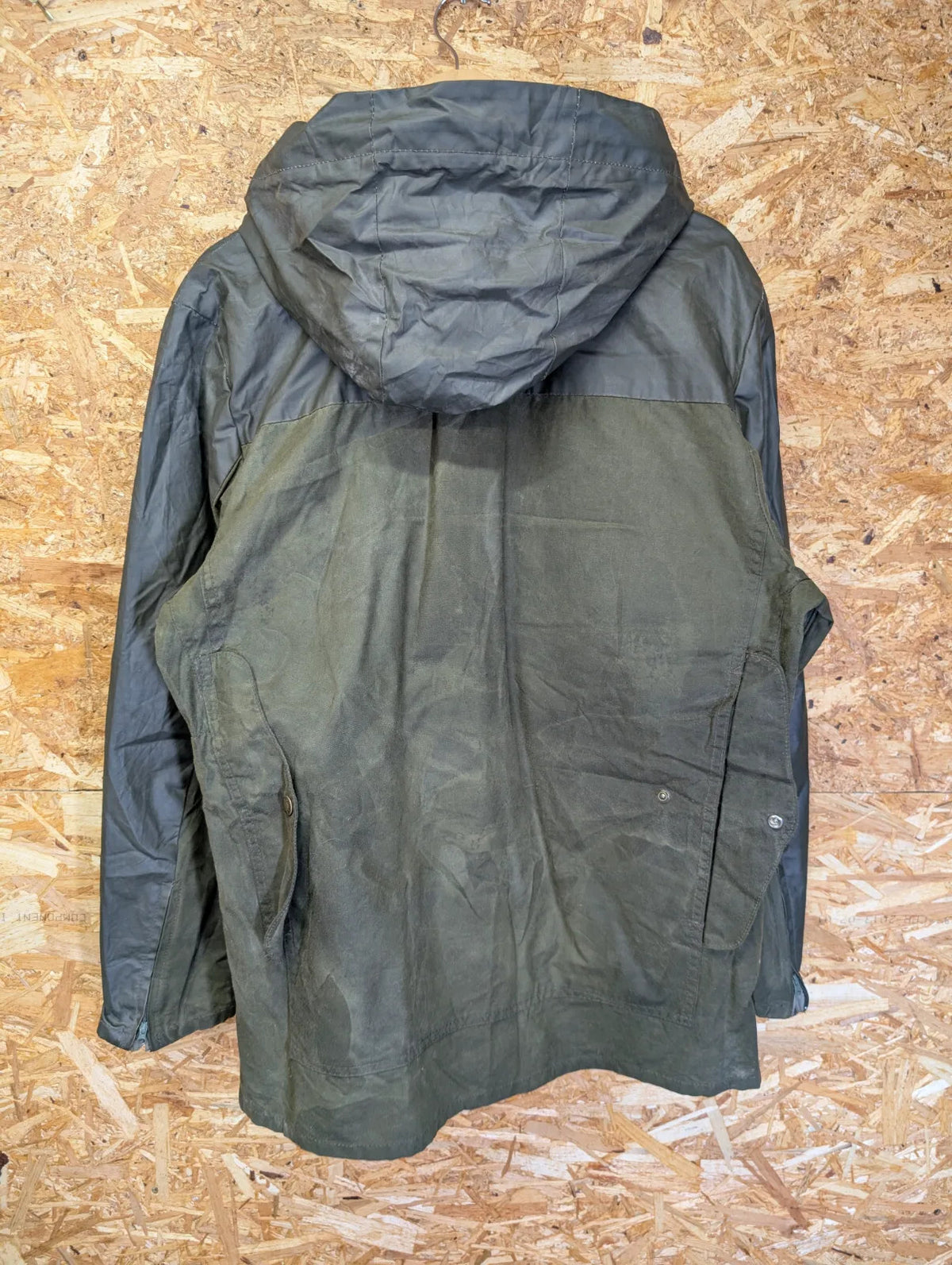 Filson Soy Wax Hooded Cruiser Jacket Mens Medium Green Khaki Green Waterproof