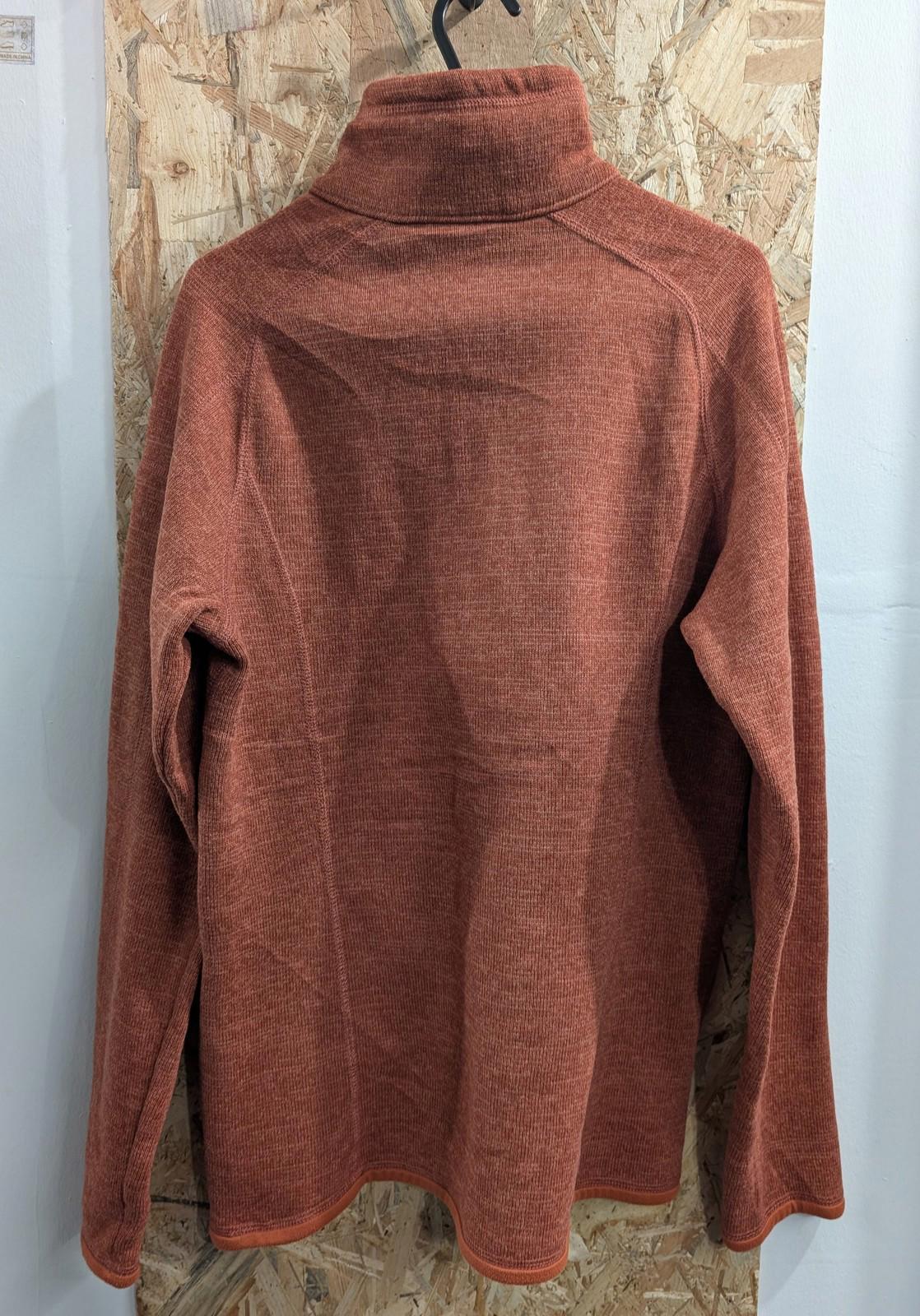 Patagonia Better Sweater Medium Women Pullover 1/2 Zip Sweatshirt Fleece Orange