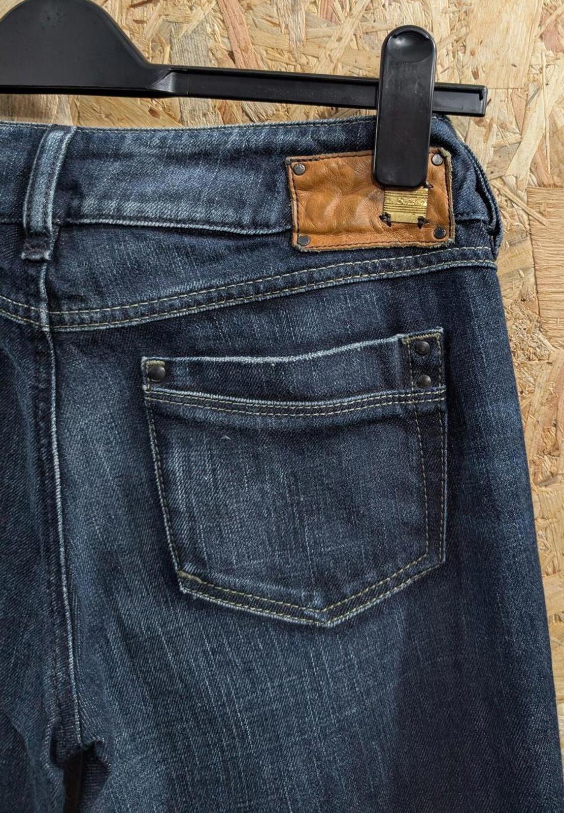 Diesel Ronhar Bootcut Jeans W28 L32 Low Rise Navy Blue Stretch Denim Vintage Y2K