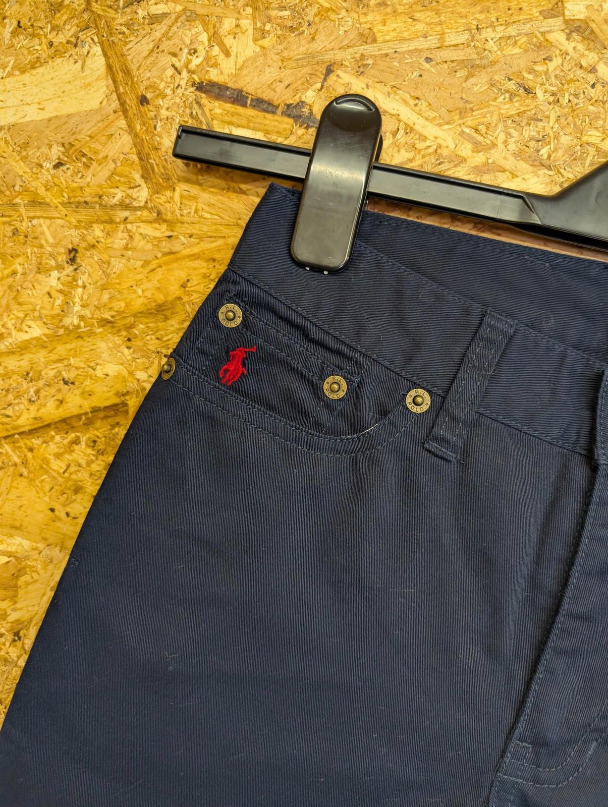 Polo Ralph Lauren Boys Trousers Kids Age 10 Cotton Navy Blue Casual Chino