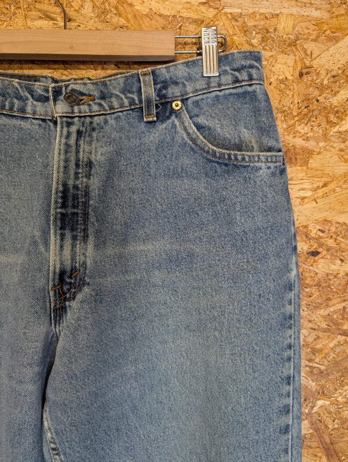 Vintage Levis 550 Jeans UK14 W32 L29 Blue Relaxed Baggy Tapered USA Made 90s
