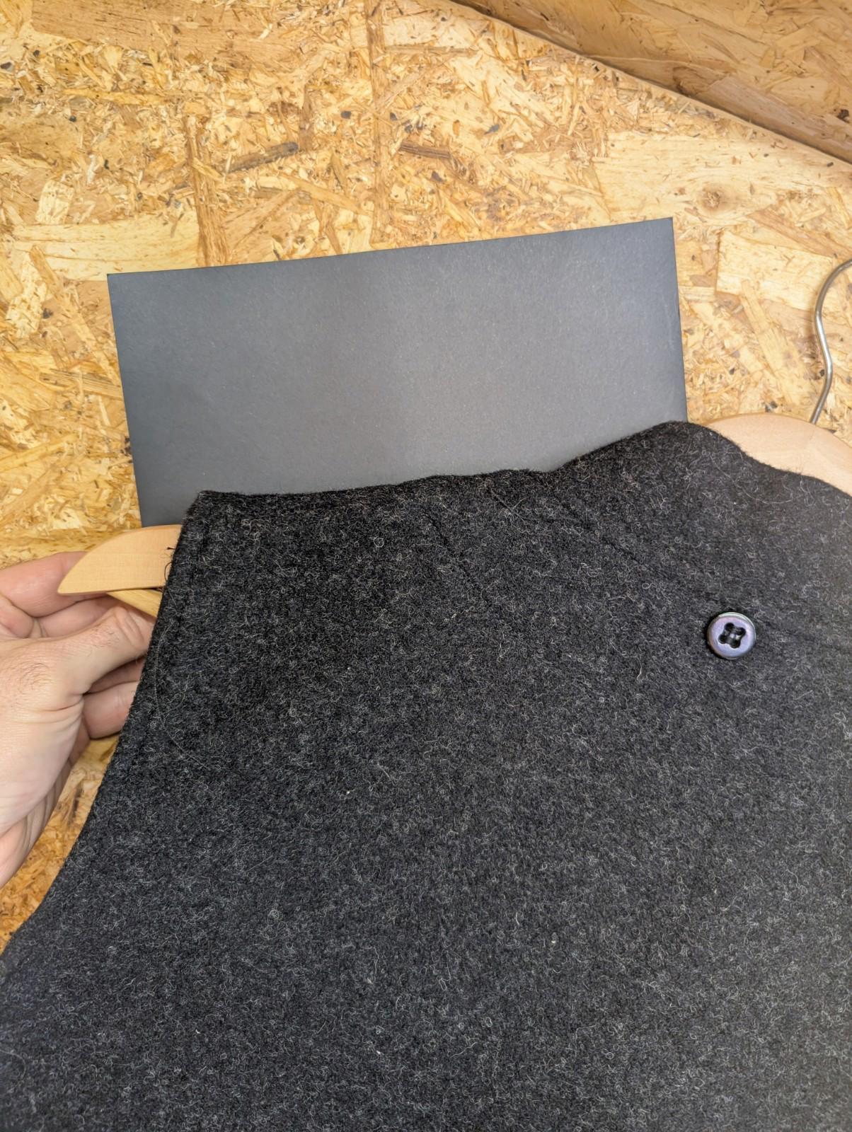 Filson Mackinaw Wool Vest Medium Charcoal Grey Zip Front Liner Gilet Body Warmer