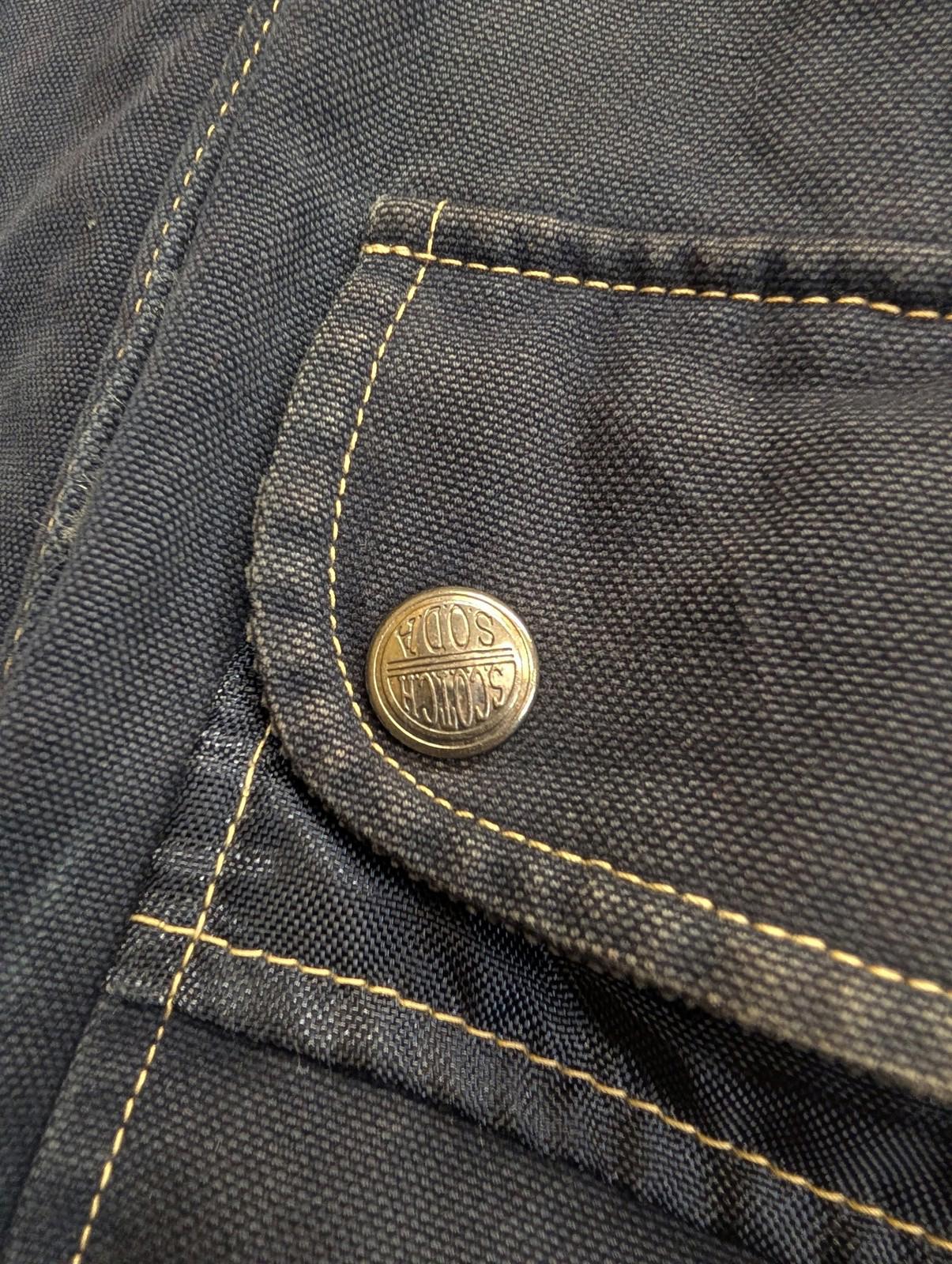 Scotch & Soda Canvas Chore Jacket L-XL Men Padded Heavyweight Navy Vintage 90s