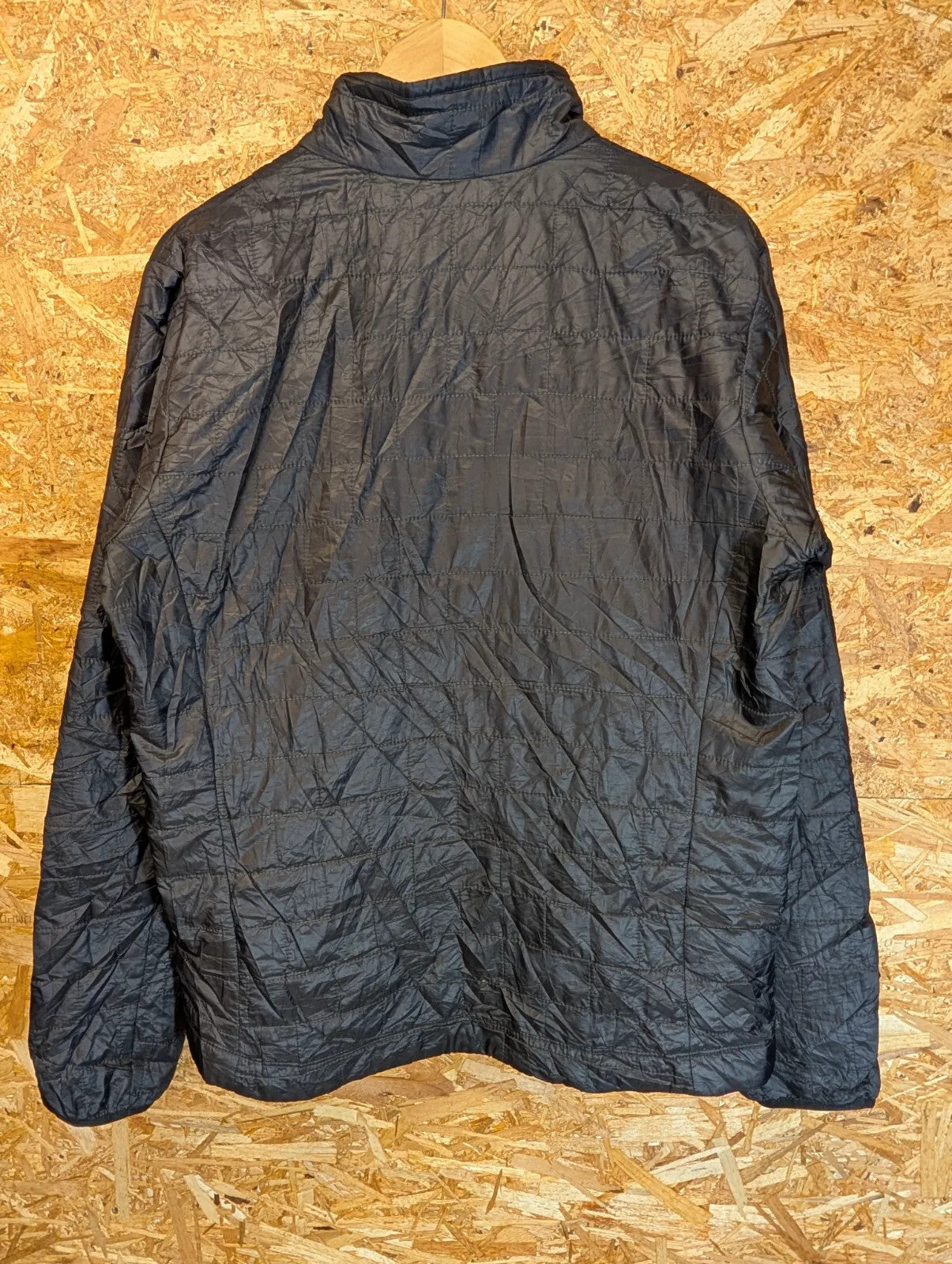 Patagonia Nano Puff Jacket Jacket Men Medium Quilt Black Primaloft Zip Insulated
