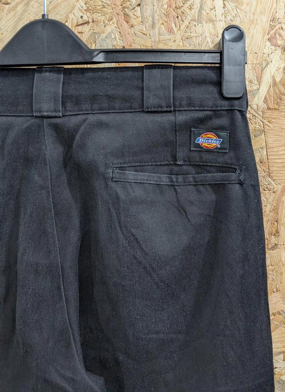 Dickies 874 Skate Chino Pants W30 L32 Black Trousers Baggies Skate Zip Relaxed