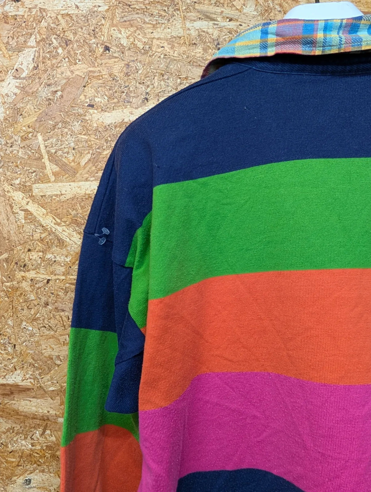 Vintage Canterbury New Zealand Rugby Shirt Mens Medium Multicolour Cotton Stripe