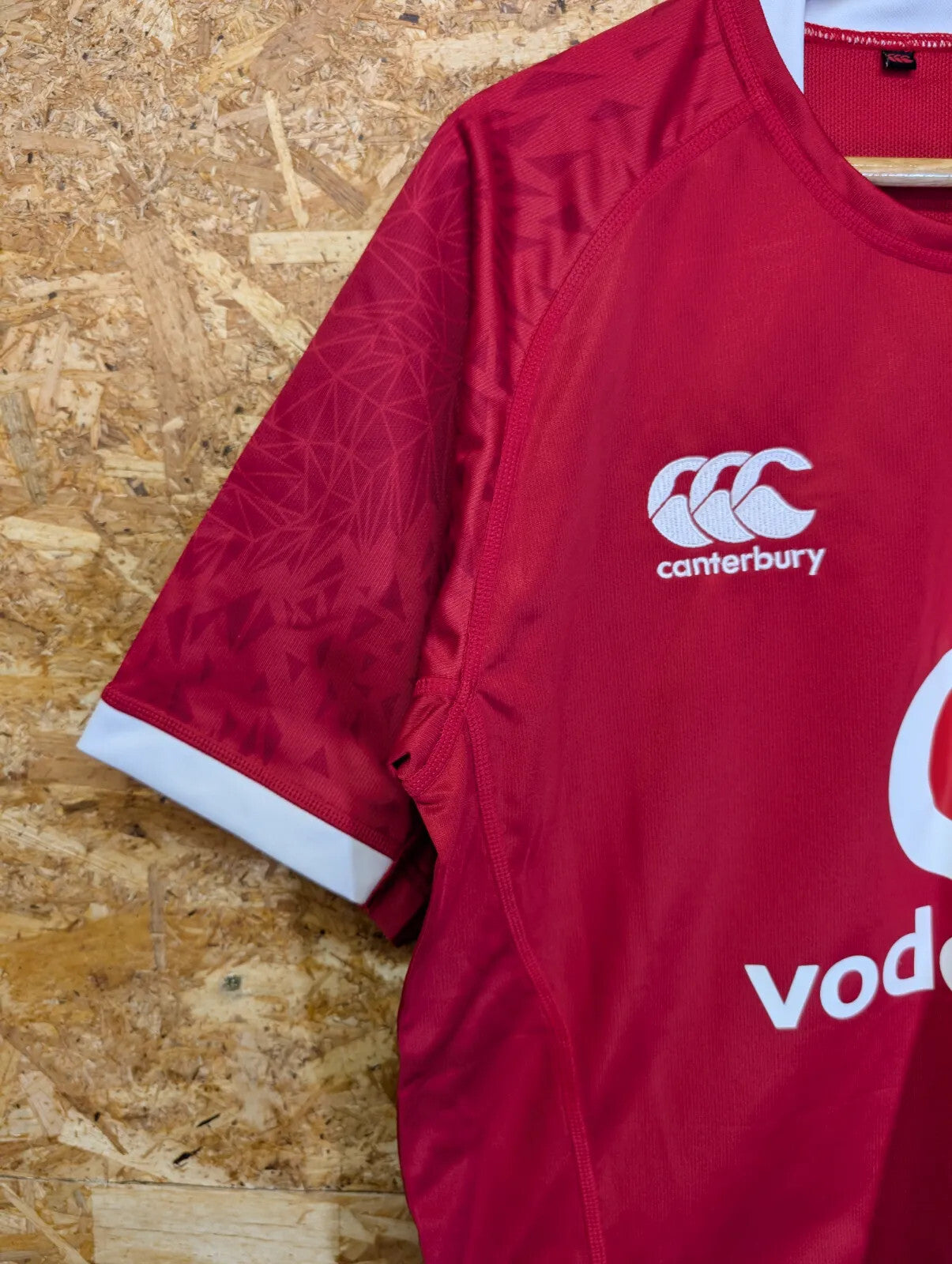 British Lions 2021 Tour Rugby Top Mens Large Red Vapodri Short Sleeve Canterbury