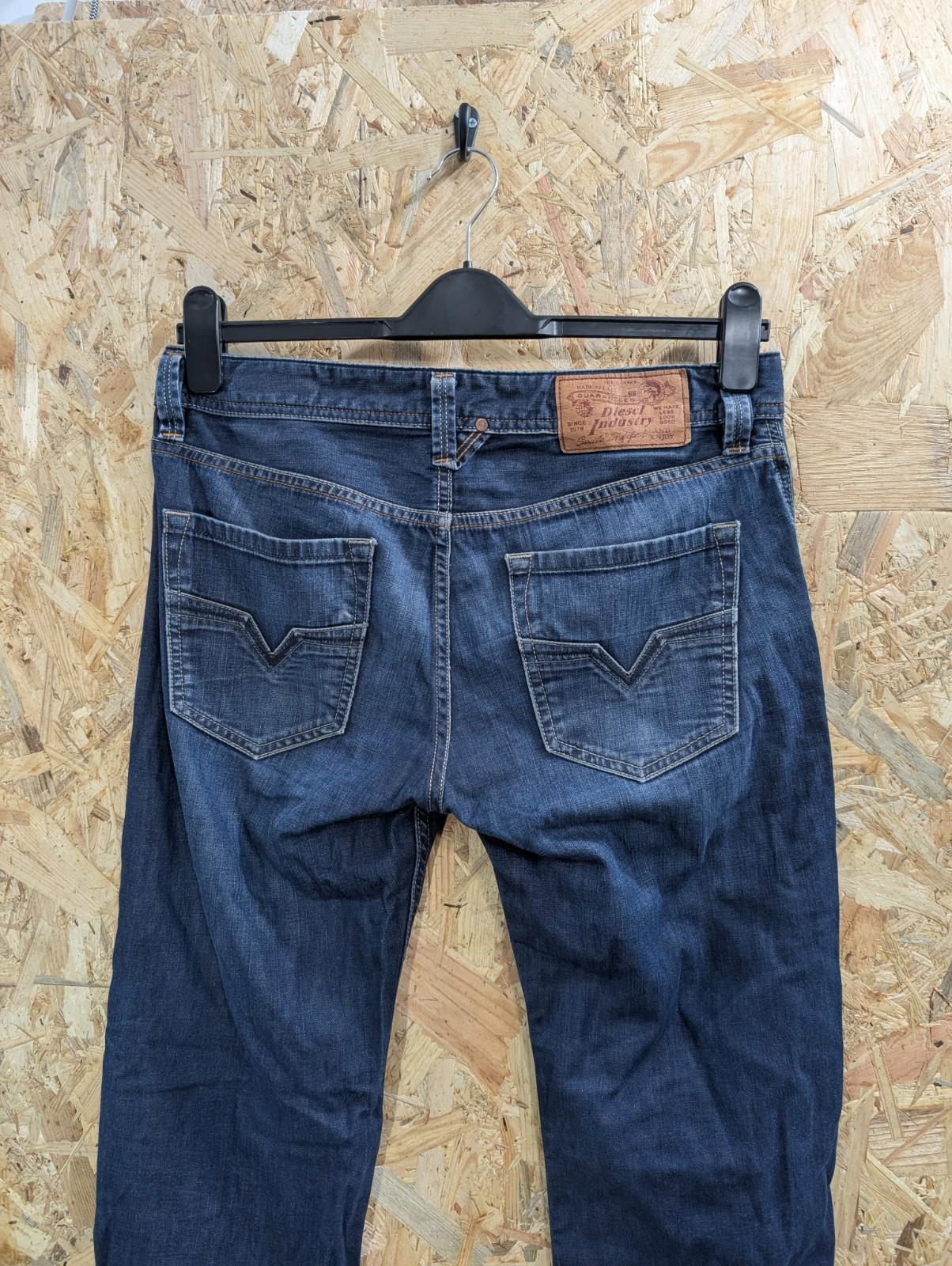 Diesel Larkee Jeans W30 L29 Soft Denim 0802A Mid Blue Regular Straight Button