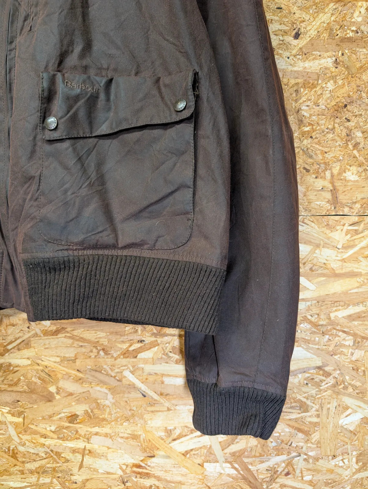 Barbour ToKiTo Blouson Wax Jacket Mens XXL Brown Ltd Ed MWX0101RU91 Zip Hooded