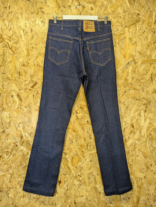 Levis 517 Dark Blue Wash Jeans Bootcut Orange Tab USA Made Vintage 1986 W36 L36