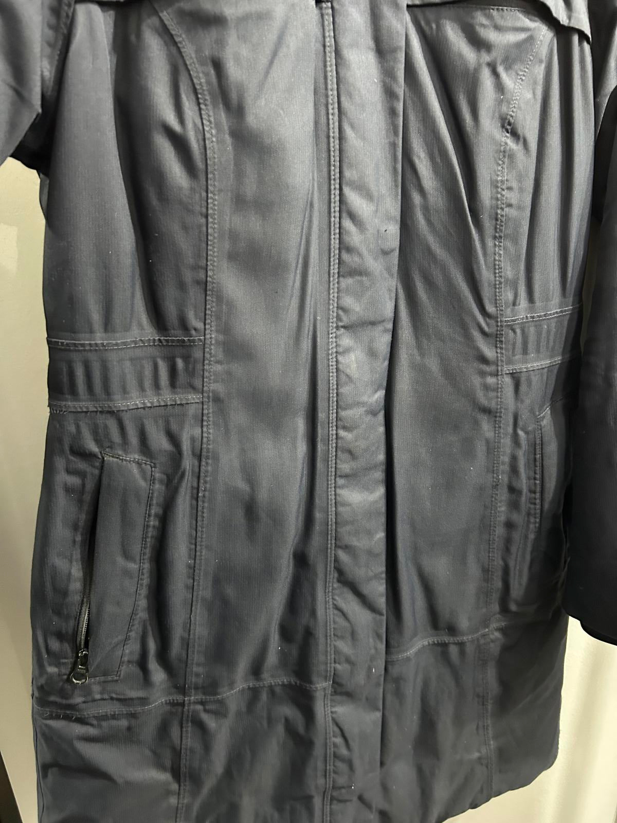 North Face Parka Womens Size Small 8 Midnight Blue Goose Down Puffer Coat TNF
