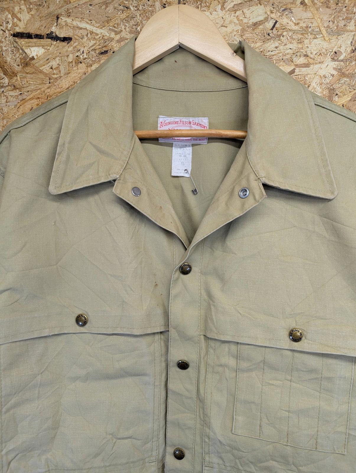 Filson Dry Cotton Cruiser Jacket 2XL 46 Men Packer Double Tan USA Made Vintage