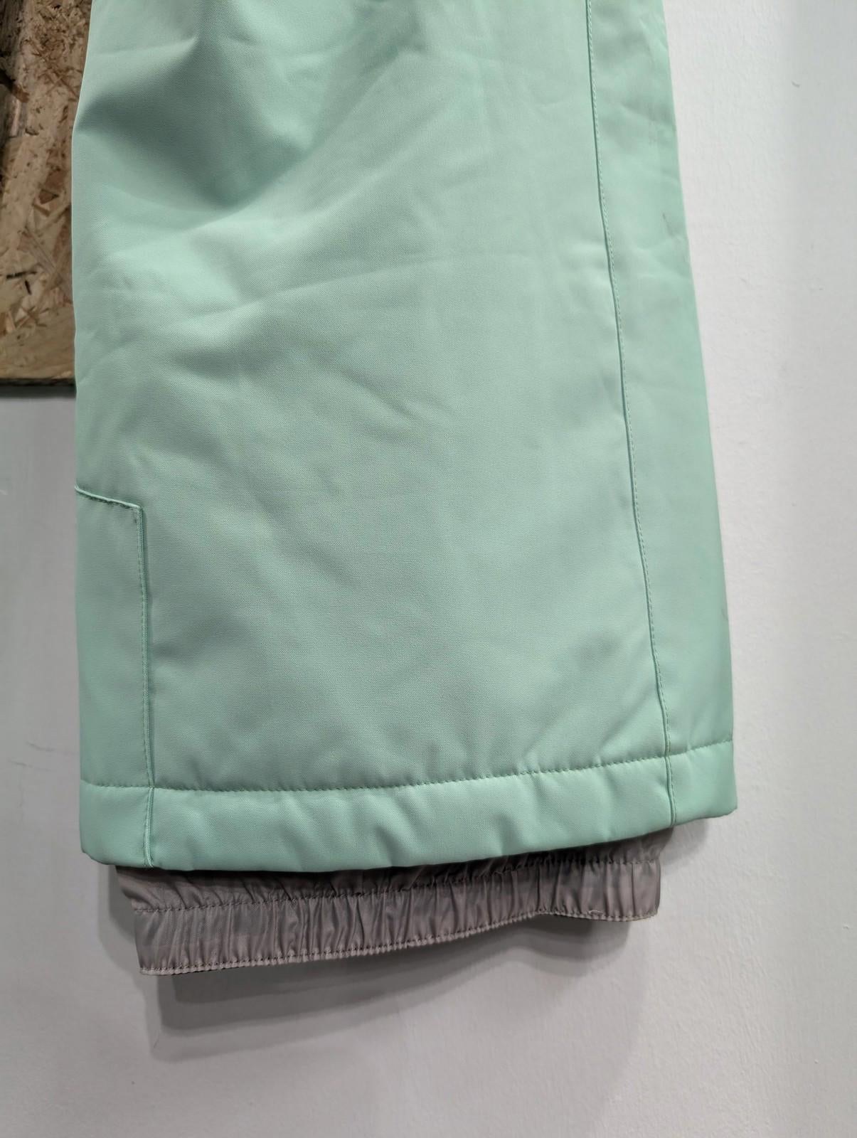 Rossignol Ski Salopette Trousers Small W28 L29 Green Waterproof Winter Snowboard