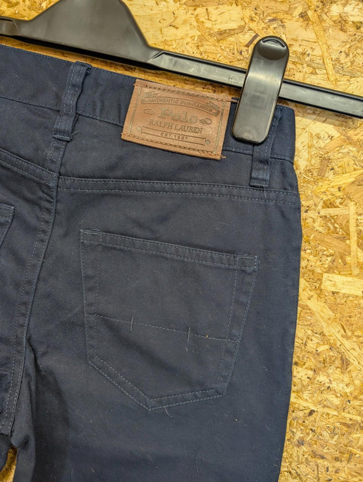 Polo Ralph Lauren Boys Trousers Kids Age 10 Cotton Navy Blue Casual Chino