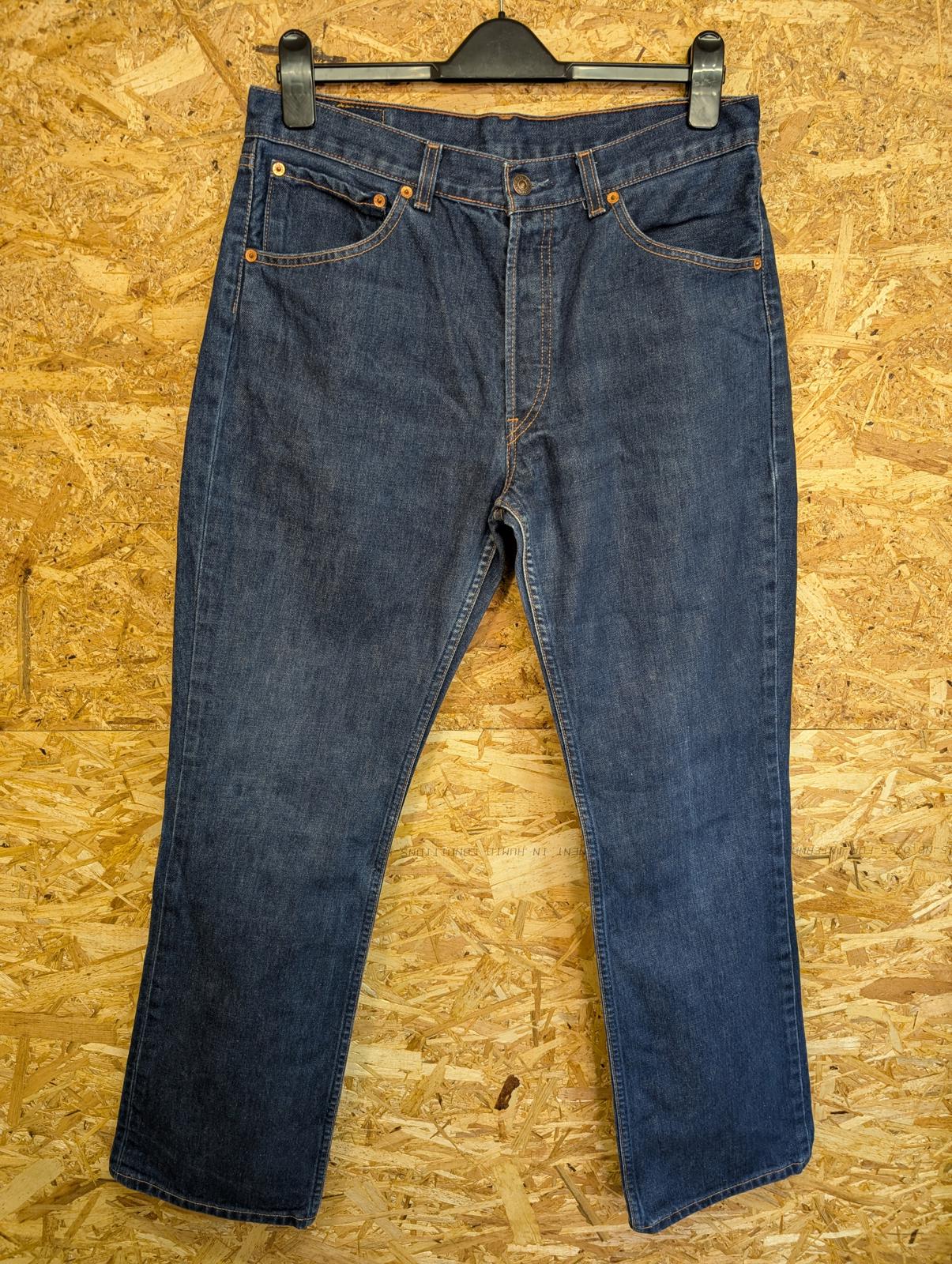 Levis 535 Jeans W34 L32 Made in USA Vintage Y2K Mid Wash Blue Denim
