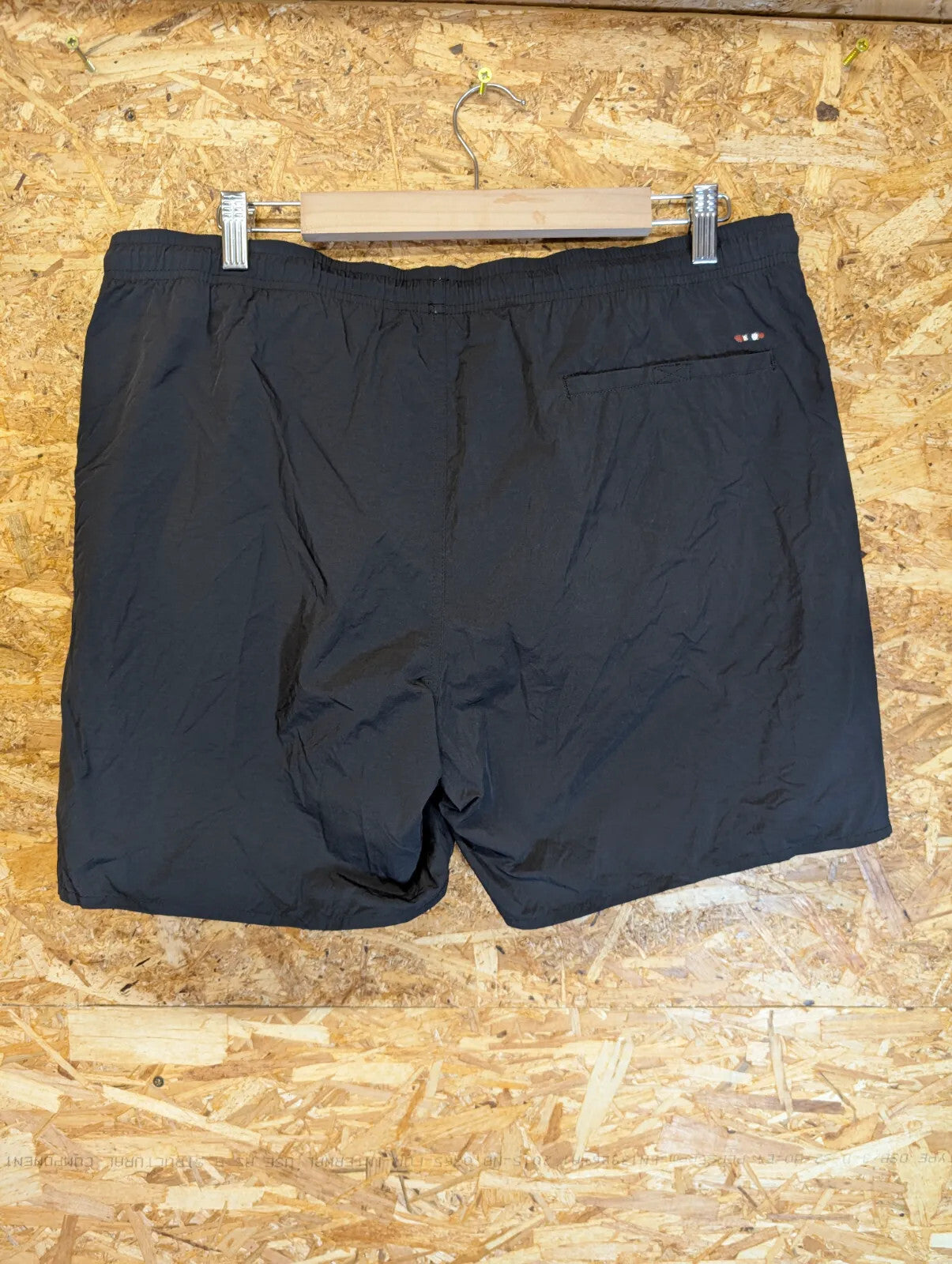 Napapijri Victor Swim Shorts Mens XXL Black Mesh Lining Logo SN03 Oi Polloi