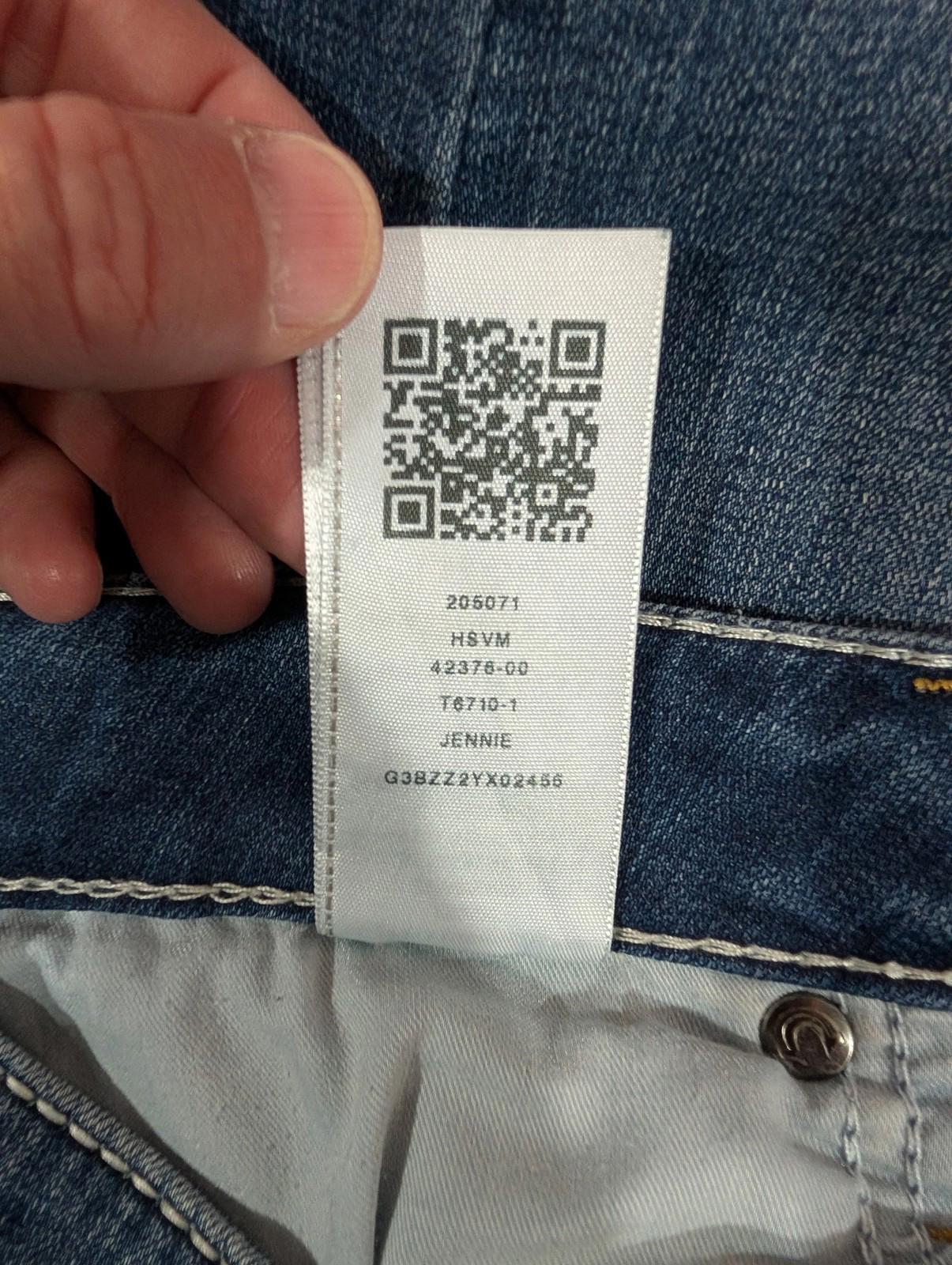 True Religion Jeans W31 L29 Women High Rise Super Skinny Navy Blue Jennie Curvy