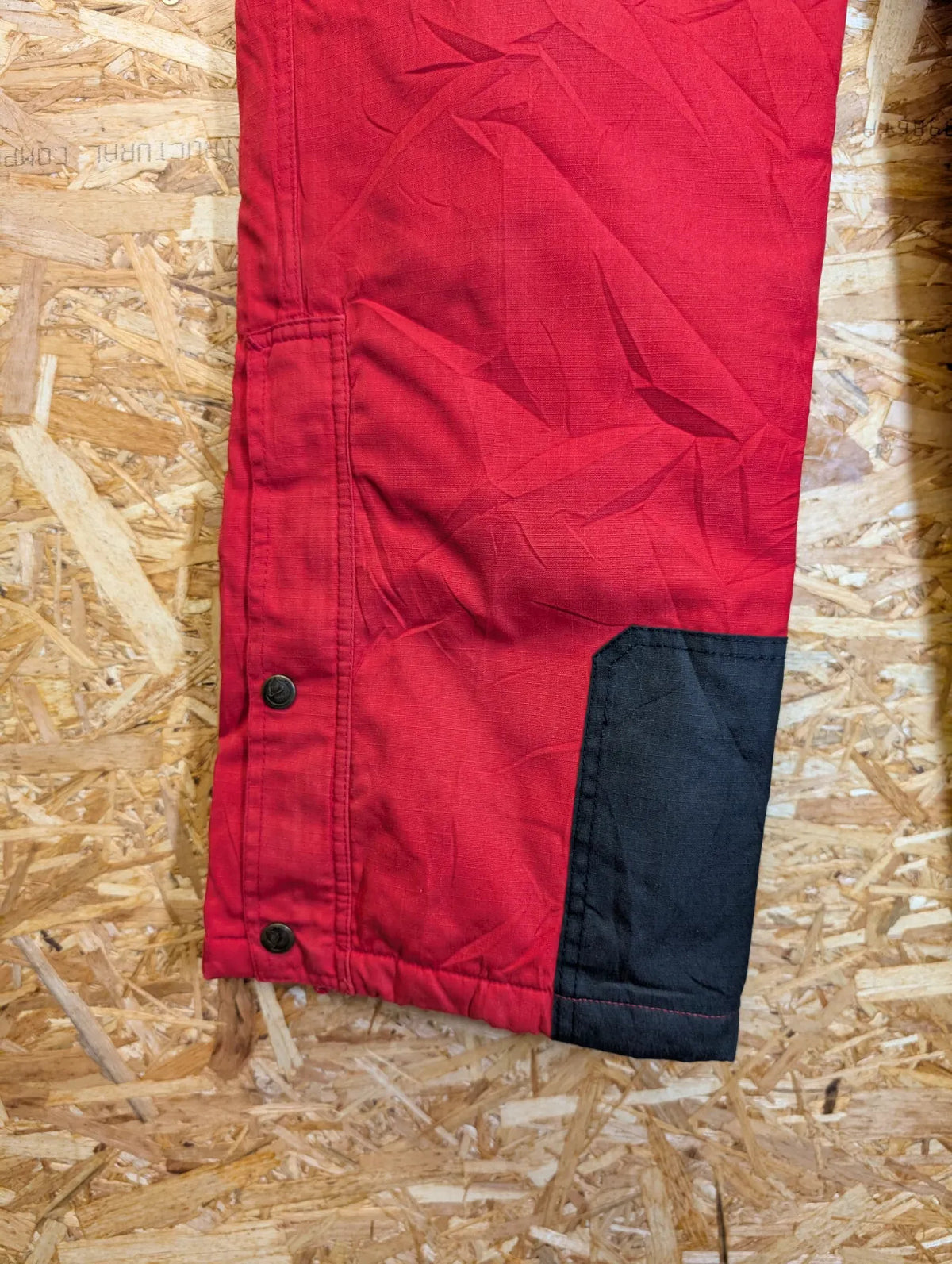 Fjallraven Insulated Trousers Mens W32 L30 Red Cotton Ski Snowboard Ripstop