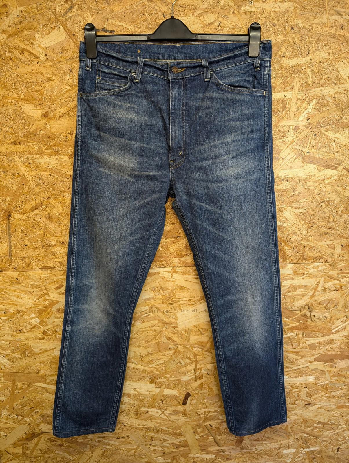 Levi's 605 Jeans Men W36 L30 Slim Straight Blue Denim Classic Orange Tab Big E