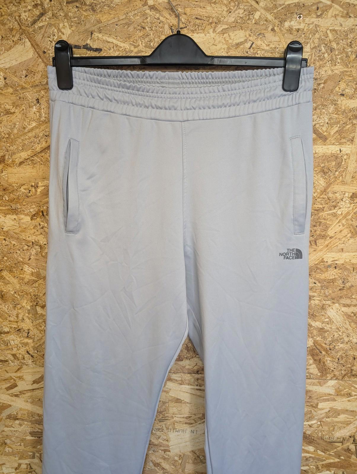 North Face Track Pants Medium Men Elastic Waist Grey Activewear Trackies Joggers