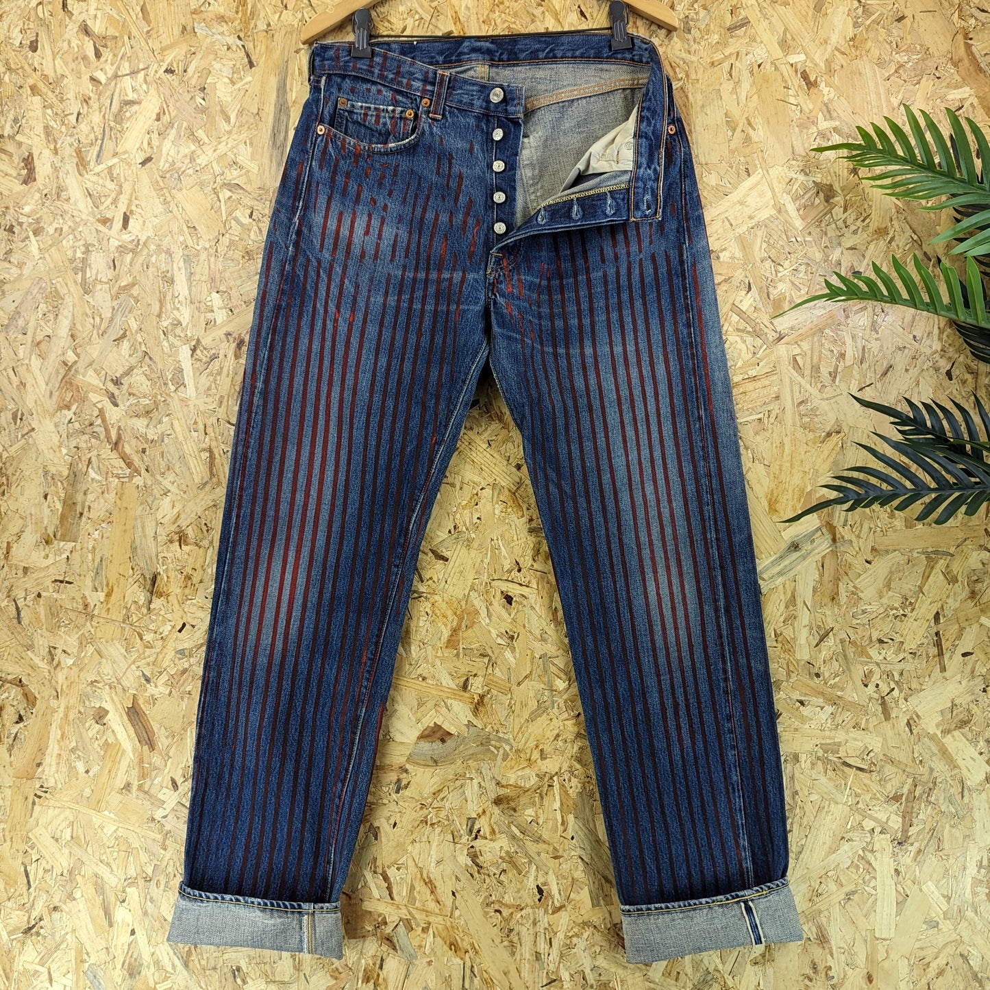 Levi’s 1966 501xx Valencia St 555 Early LVC 2001 Selvedge Redline Warhol W34