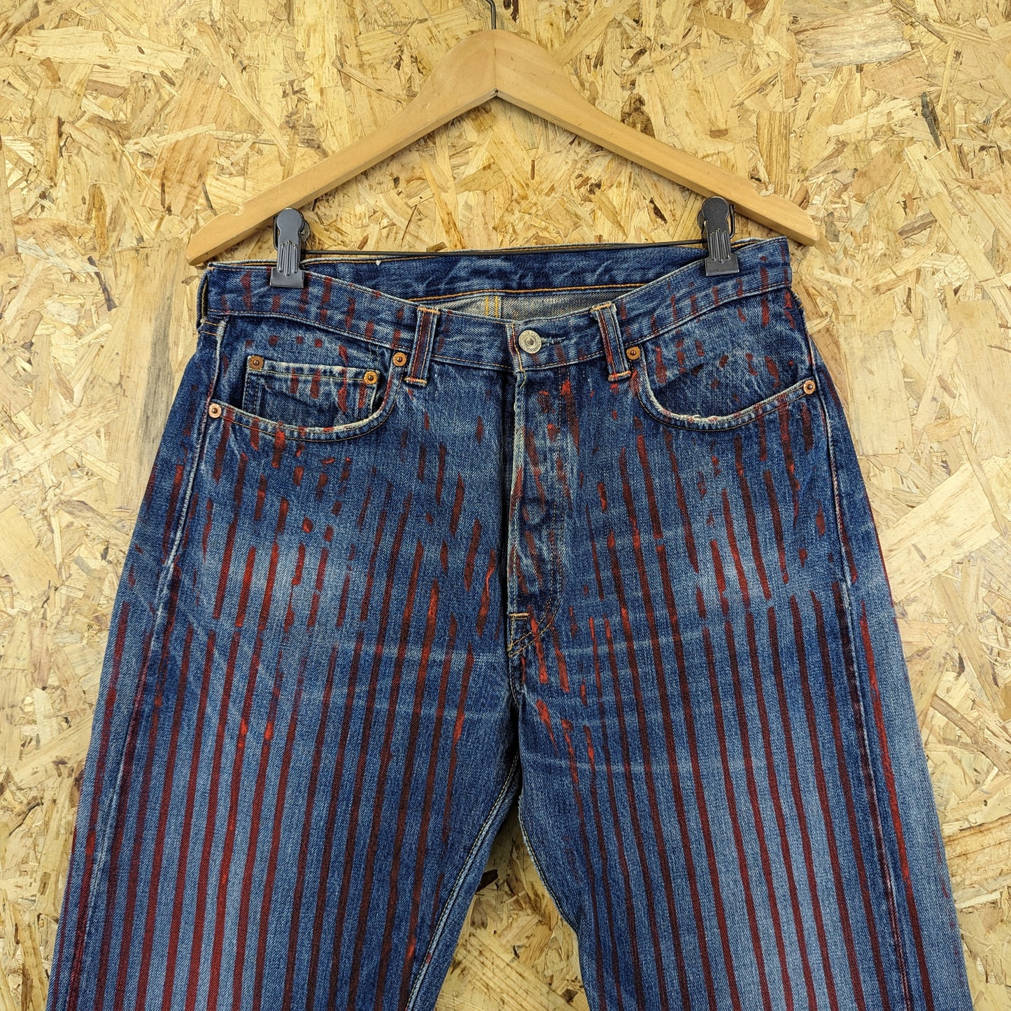 Levi’s 1966 501xx Valencia St 555 Early LVC 2001 Selvedge Redline Warhol W34