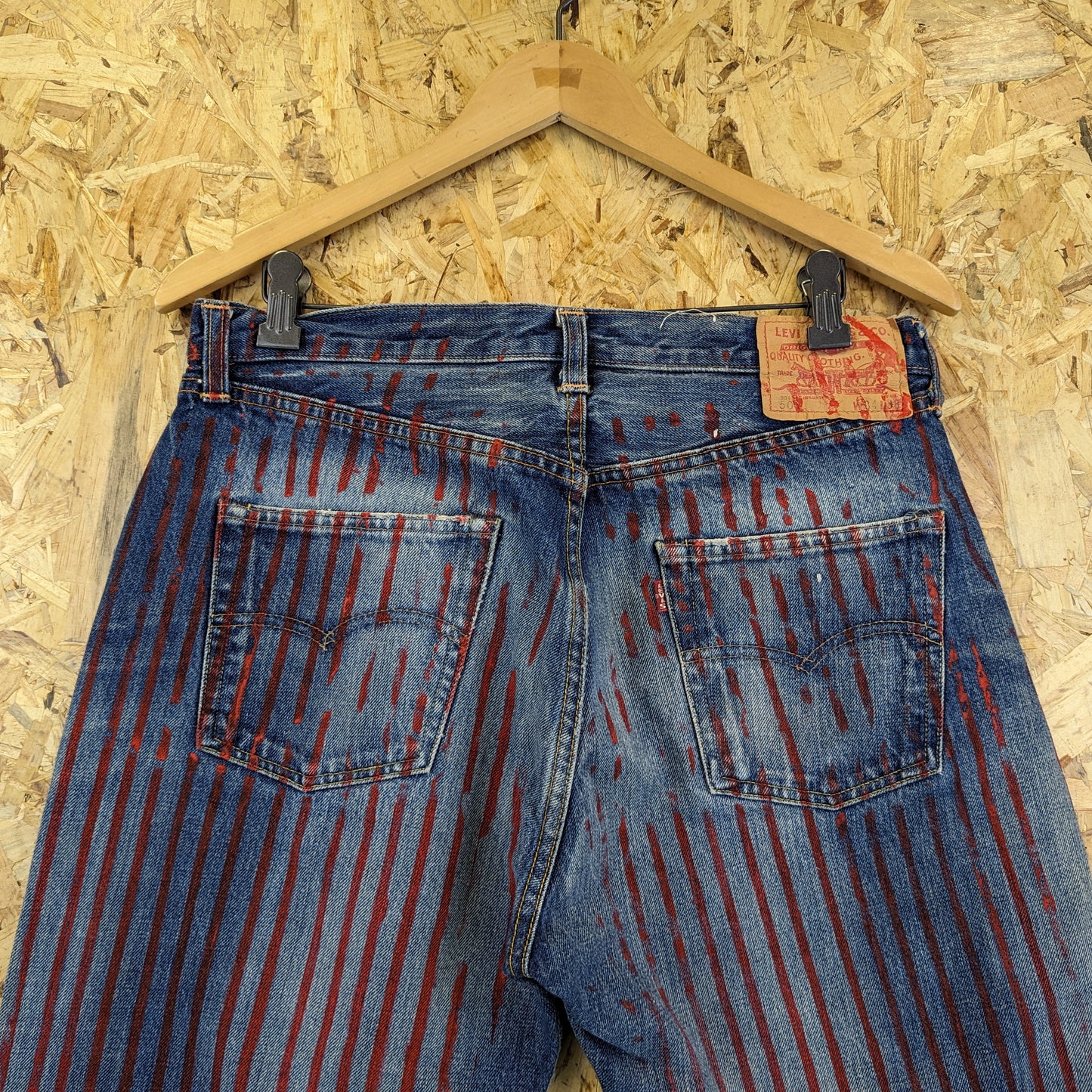 Levi’s 1966 501xx Valencia St 555 Early LVC 2001 Selvedge Redline Warhol W34