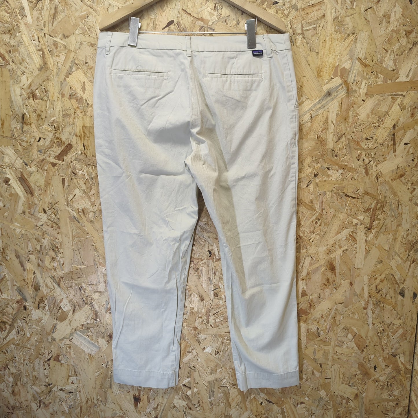 Patagonia Chino Trouser Pants Tapered Organic Cotton Cream White W32 L27