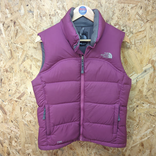 North Face 700 Duvet Padded Outdoor Vest Gilet Fleece Body Warmer Womens Small