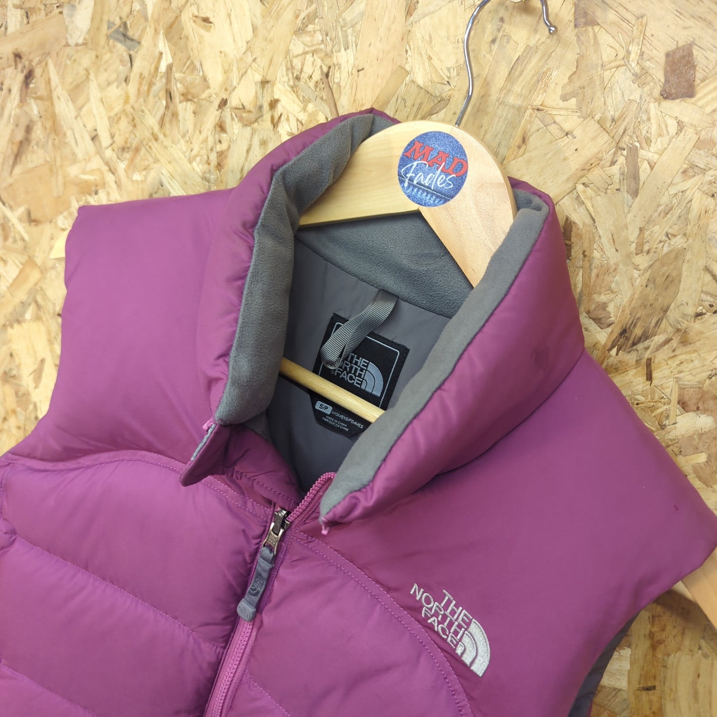 North Face 700 Duvet Padded Outdoor Vest Gilet Fleece Body Warmer Womens Small